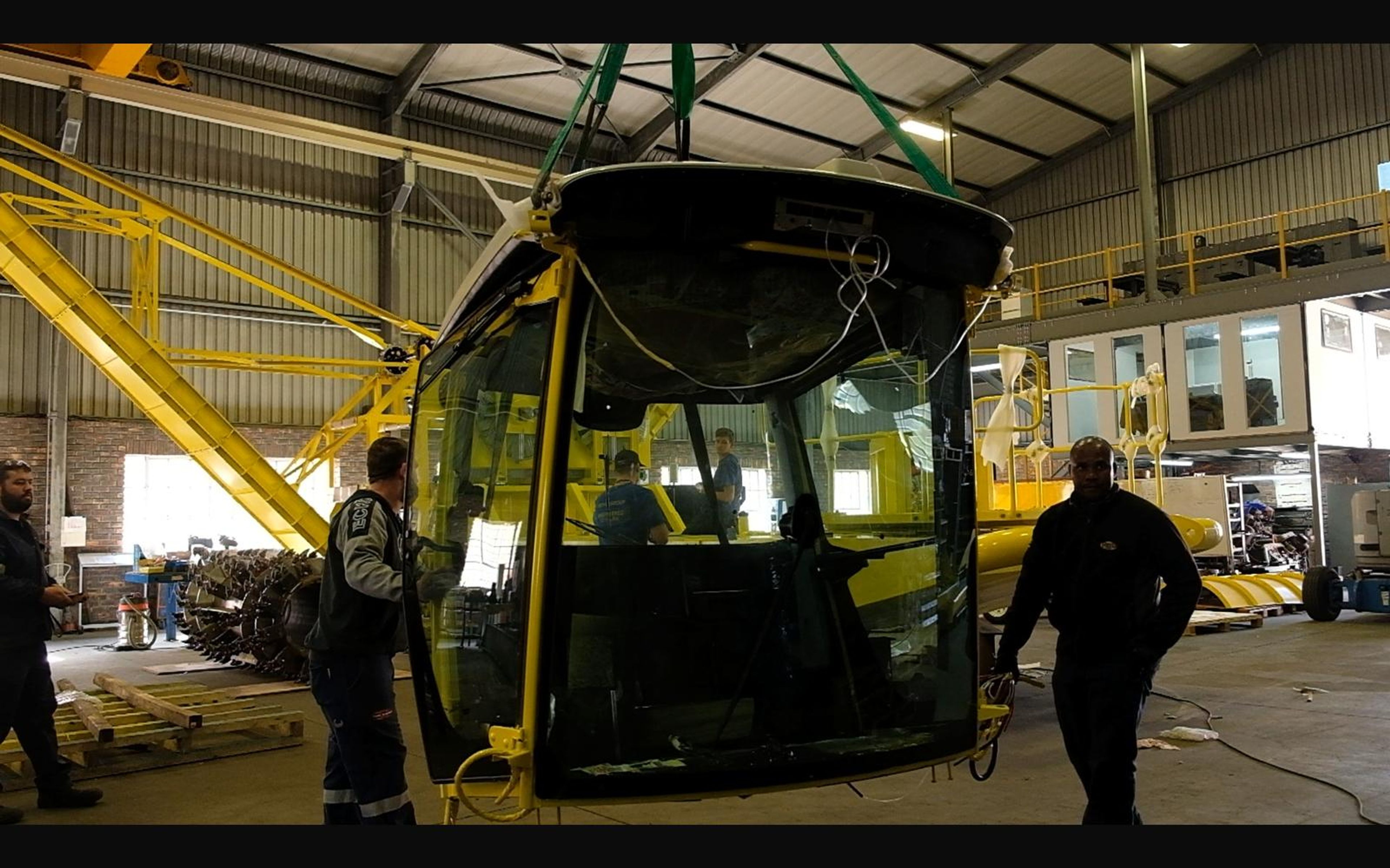 Salt harvester build, June 2022: frame, tracks and drivetrain, shoot 8