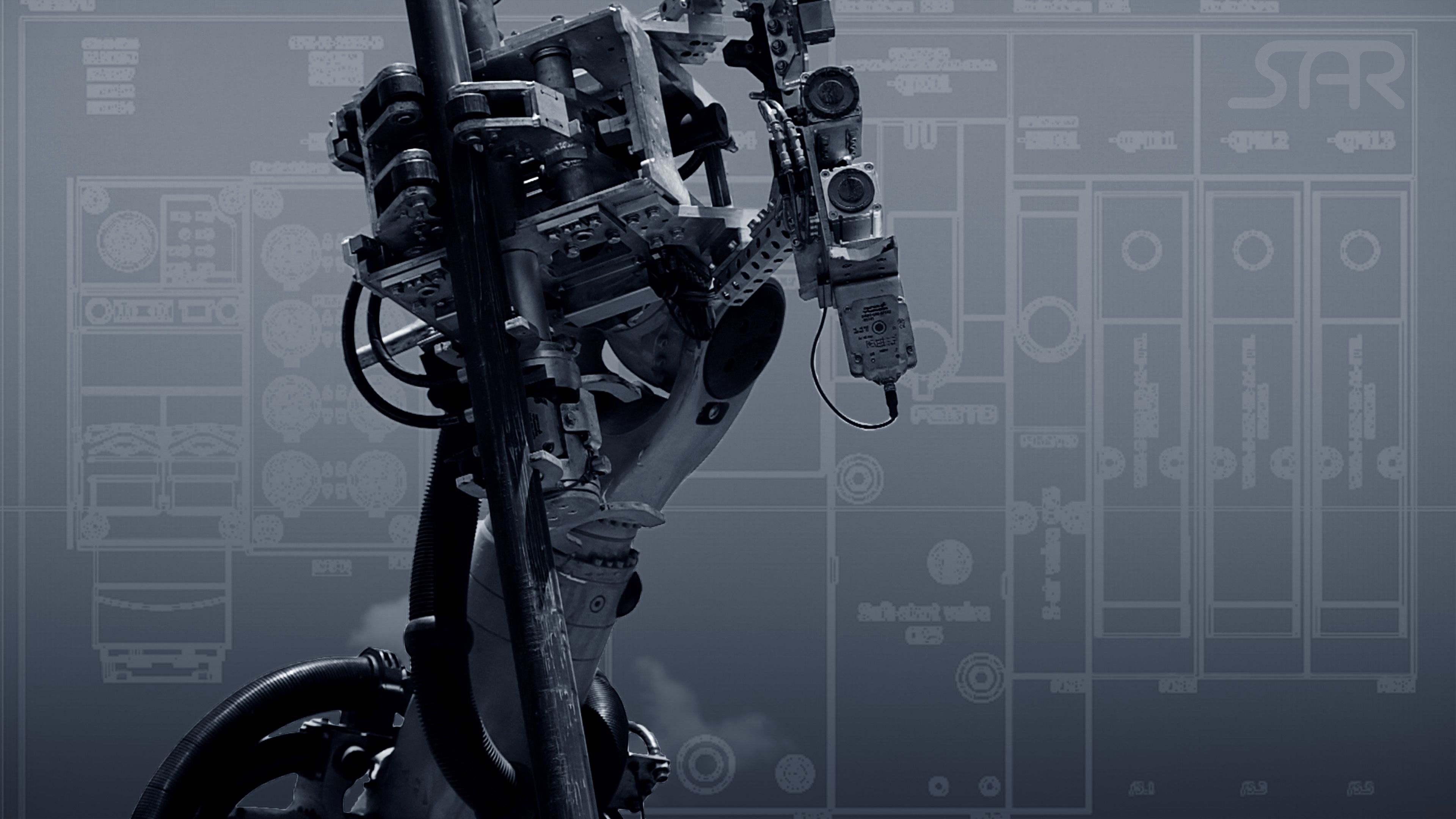 Stylized marketing image 6 of Hall Core Drilling's drill-core bot at SAR Electronics, Pretoria