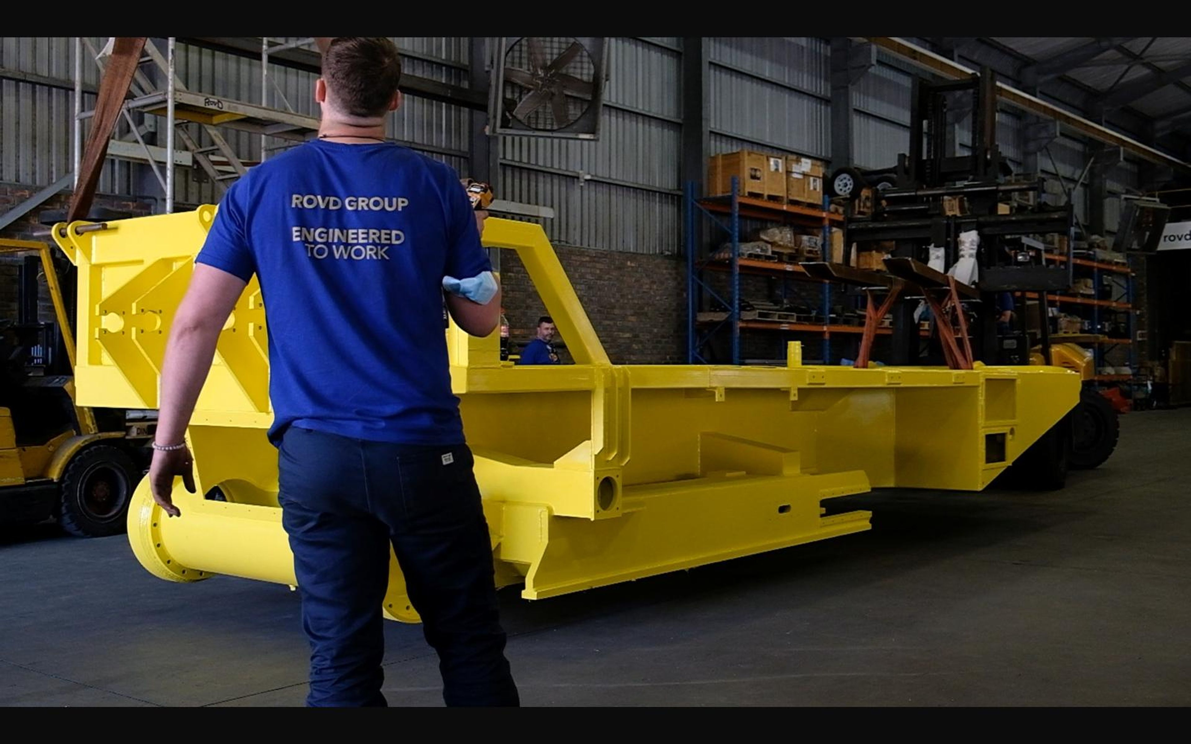 Assembly of the salt harvester, May 2022: chassis sections and components, shoot 3