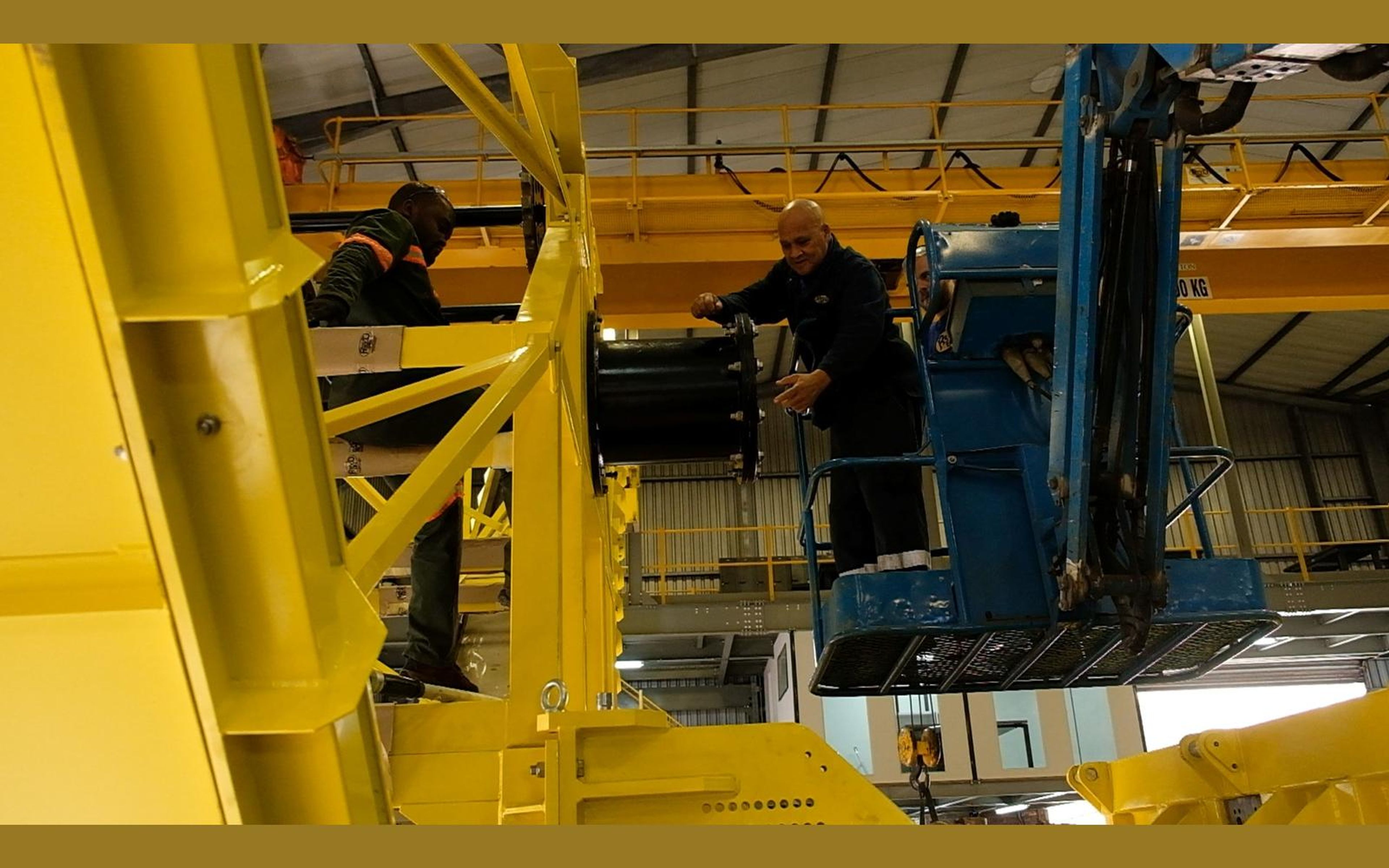 Salt harvester build, May 2022: chassis sections and components, shoot 7