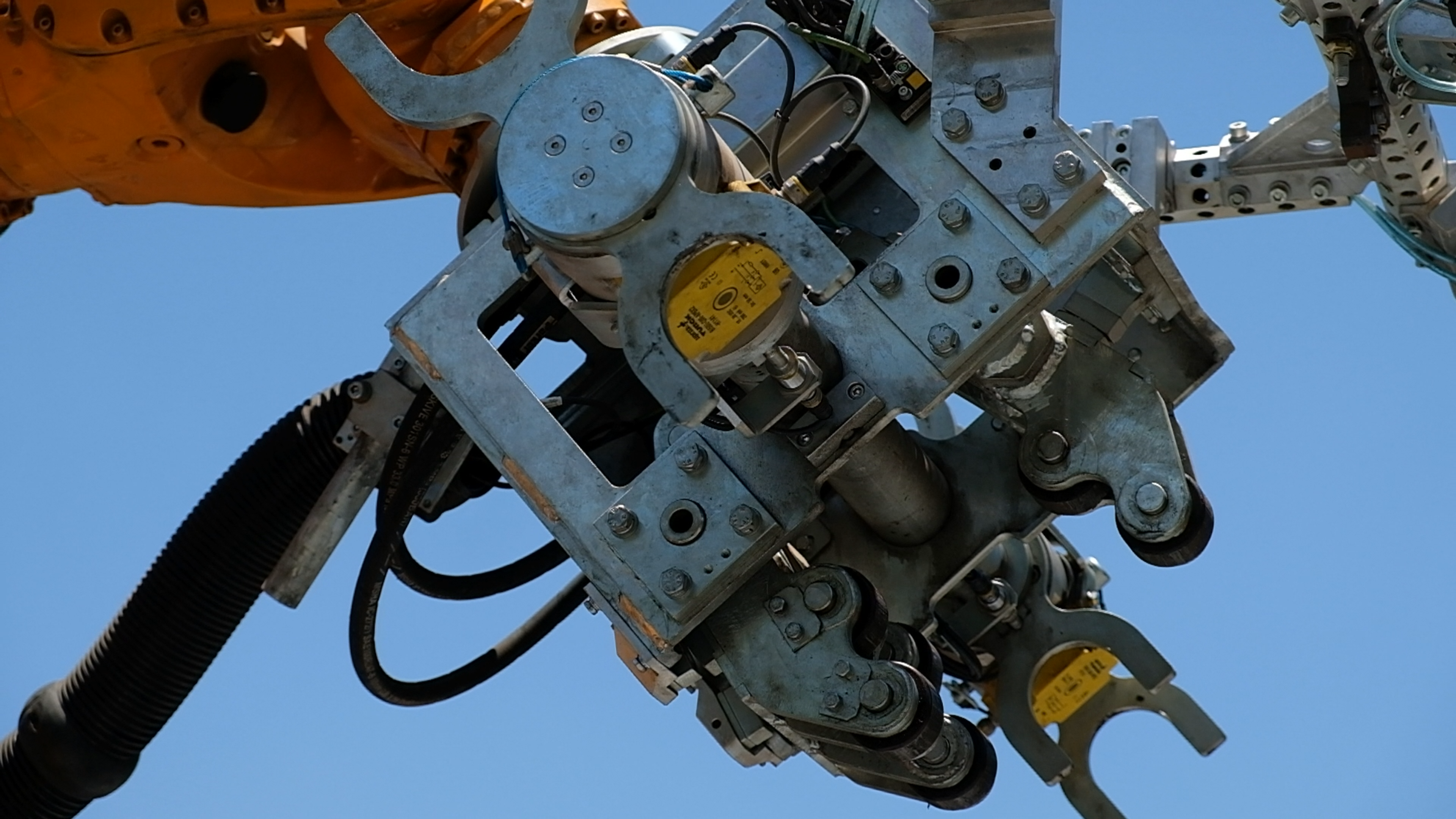 Frame grab 18 from Hall Core Drilling's drill-core bot test sequence at SAR Electronics, Pretoria