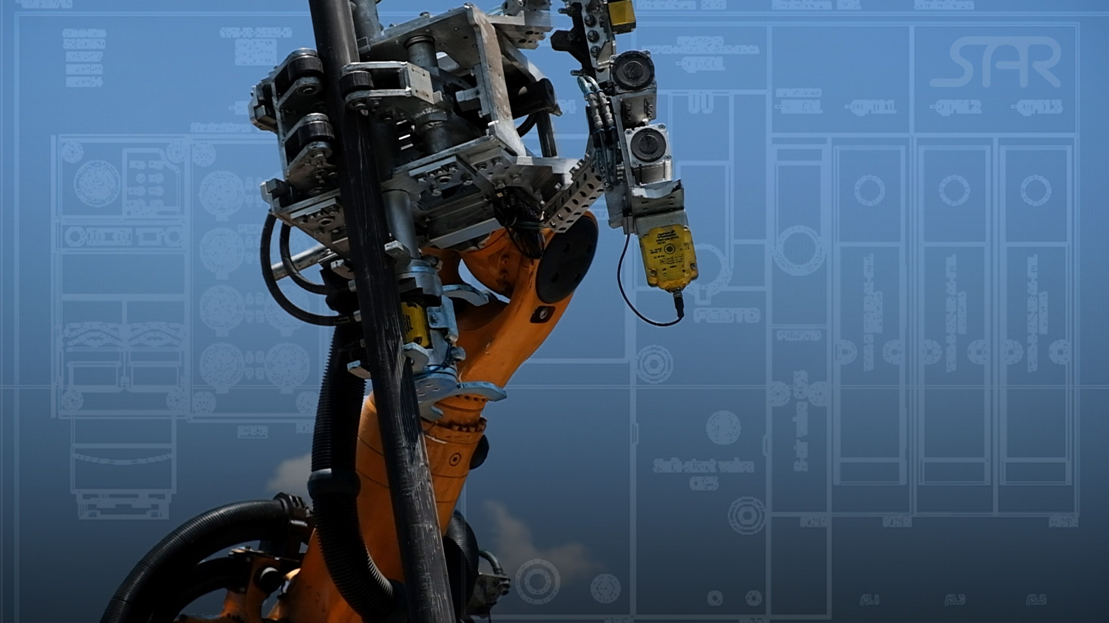 Stylized marketing image 5 of Hall Core Drilling's drill-core bot at SAR Electronics, Pretoria