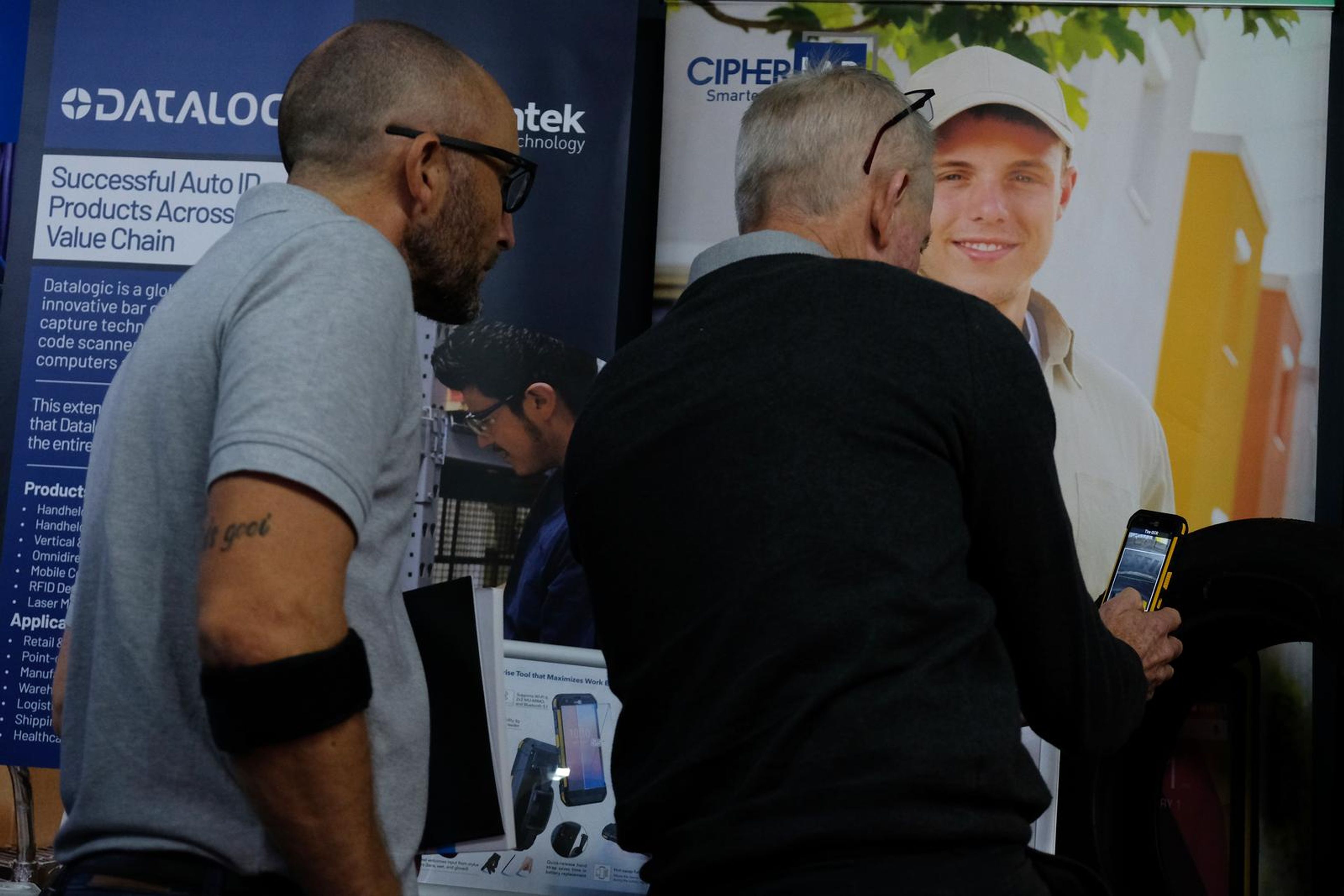 Kemtek stand with staff and visitors