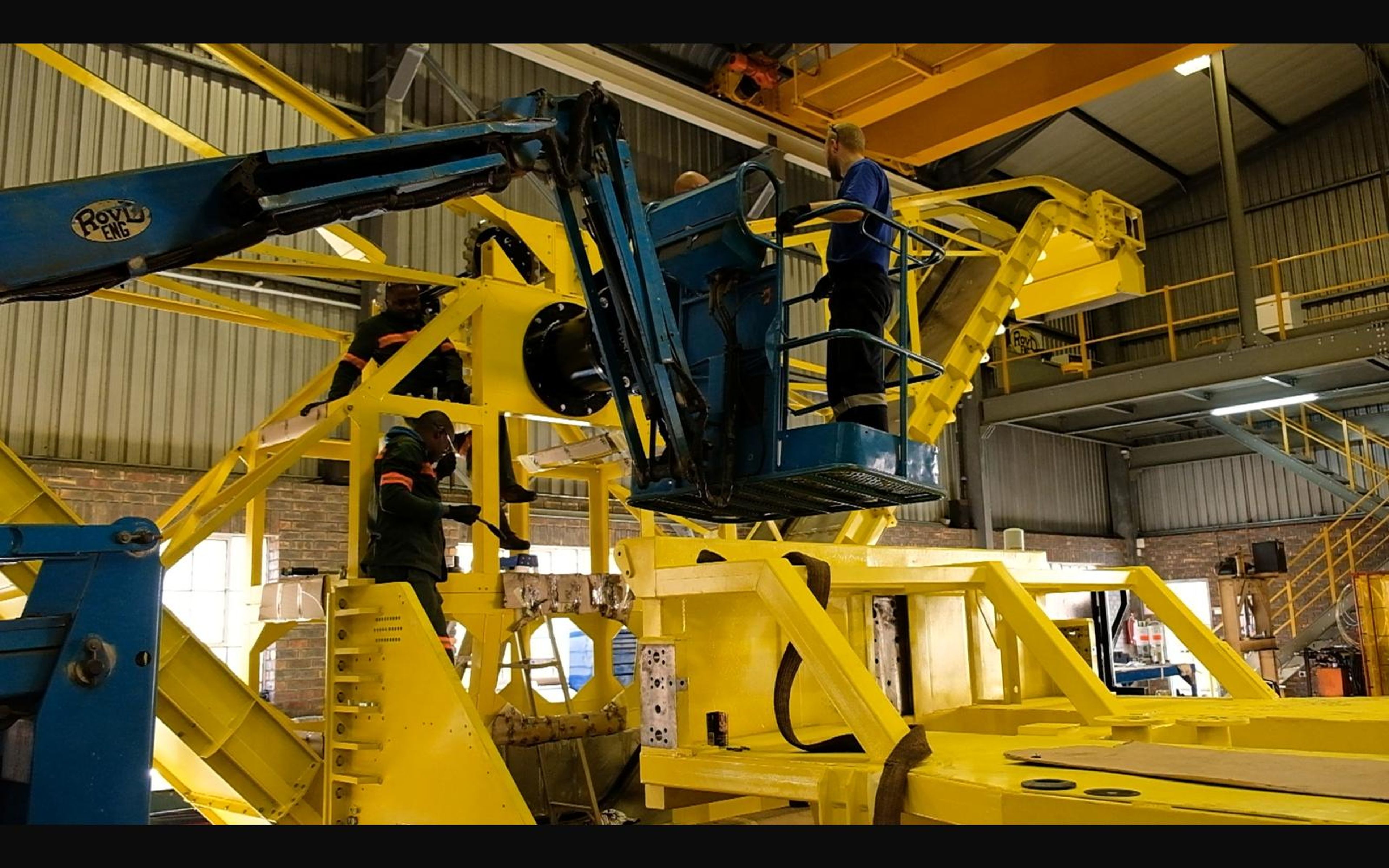 Salt harvester build, May 2022: chassis sections and components, shoot 7