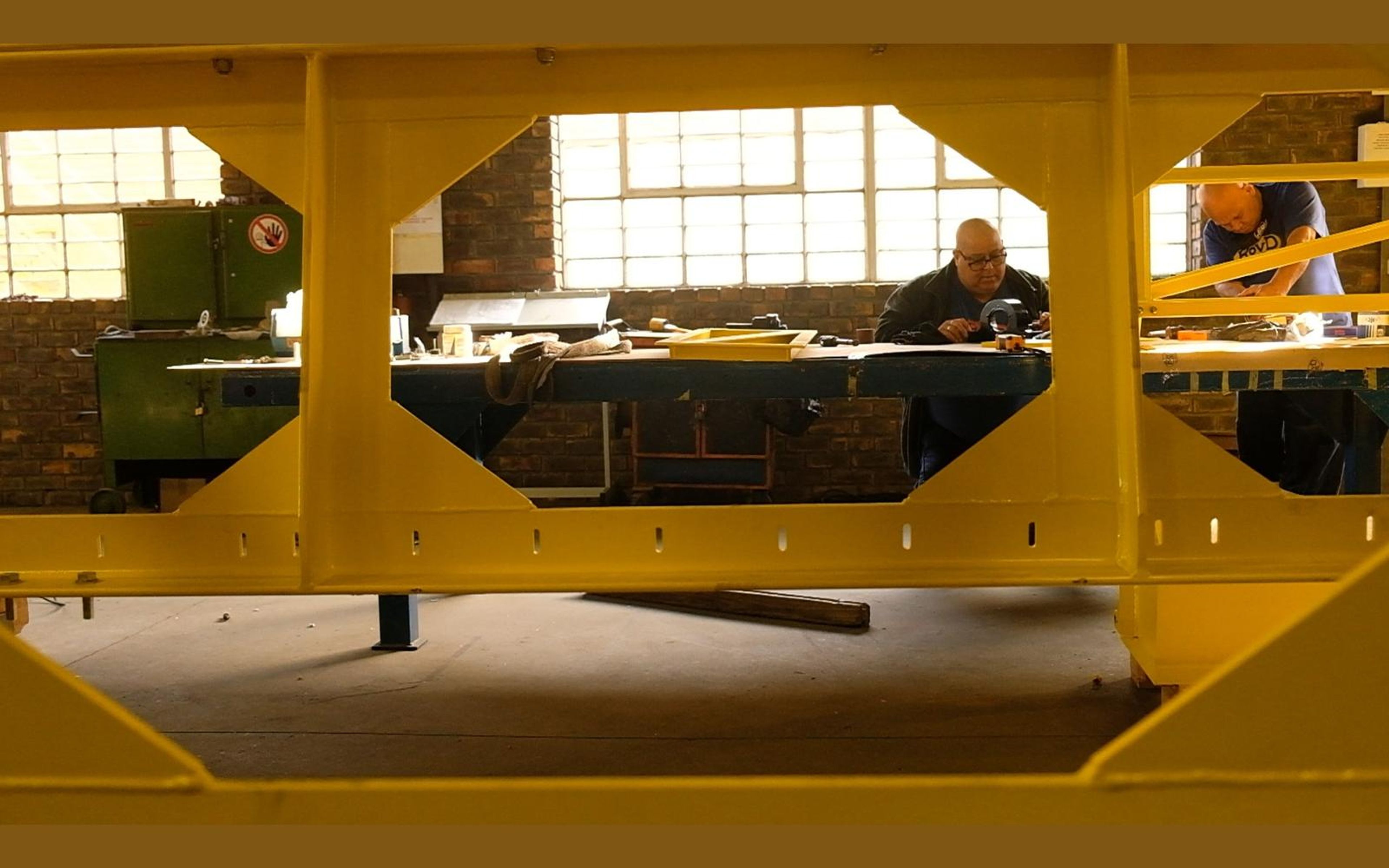 Salt harvester build, May 2022: chassis sections and components, shoot 1
