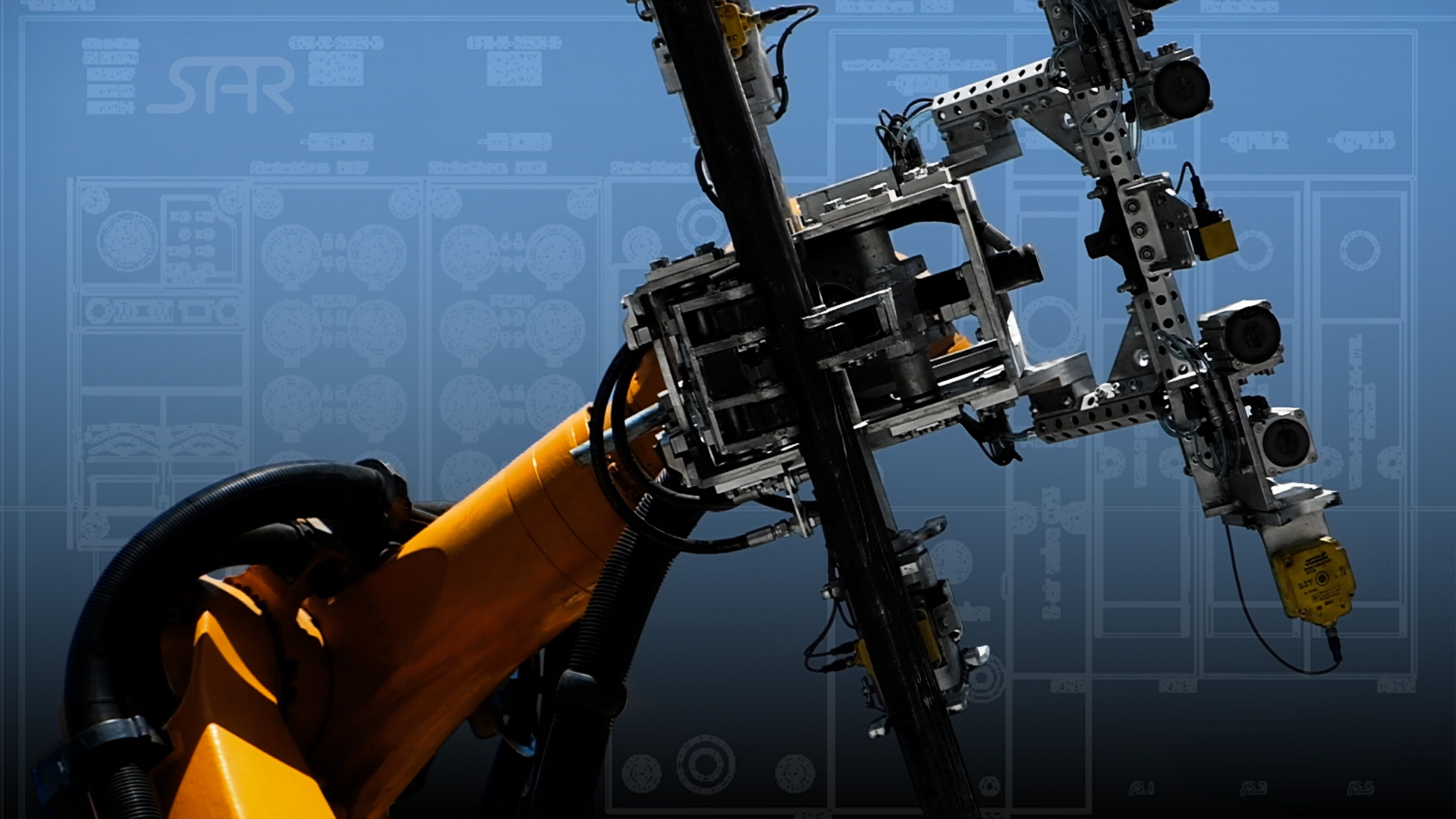 Stylized marketing image 12 of Hall Core Drilling's drill-core bot at SAR Electronics, Pretoria