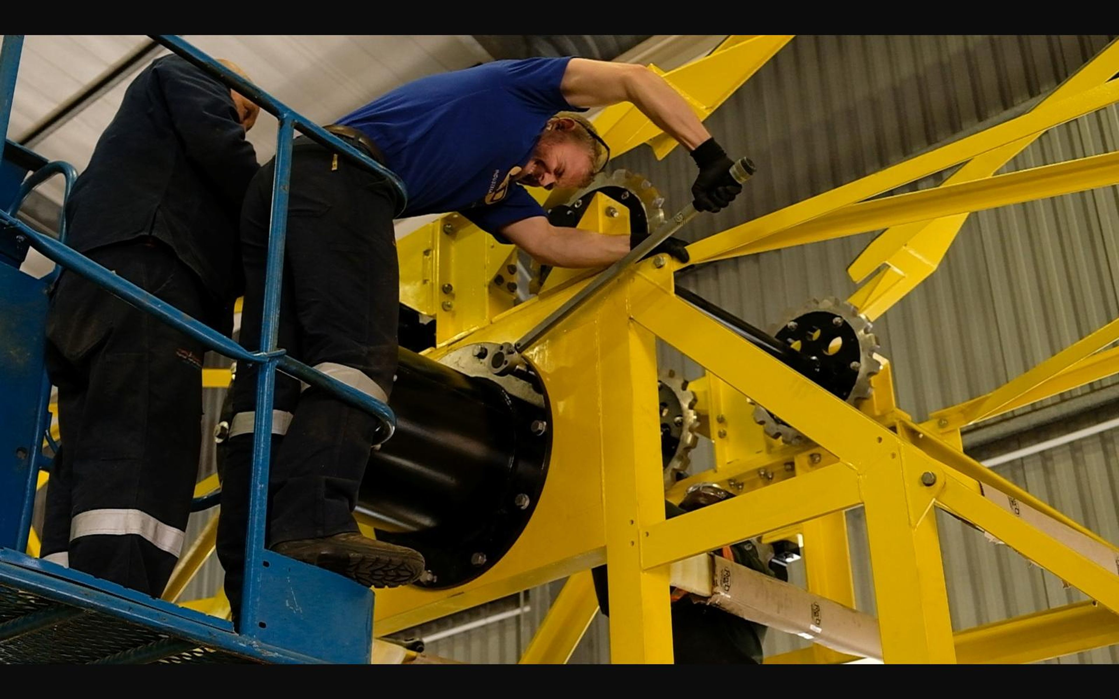 Salt harvester build, May 2022: chassis sections and components, shoot 7