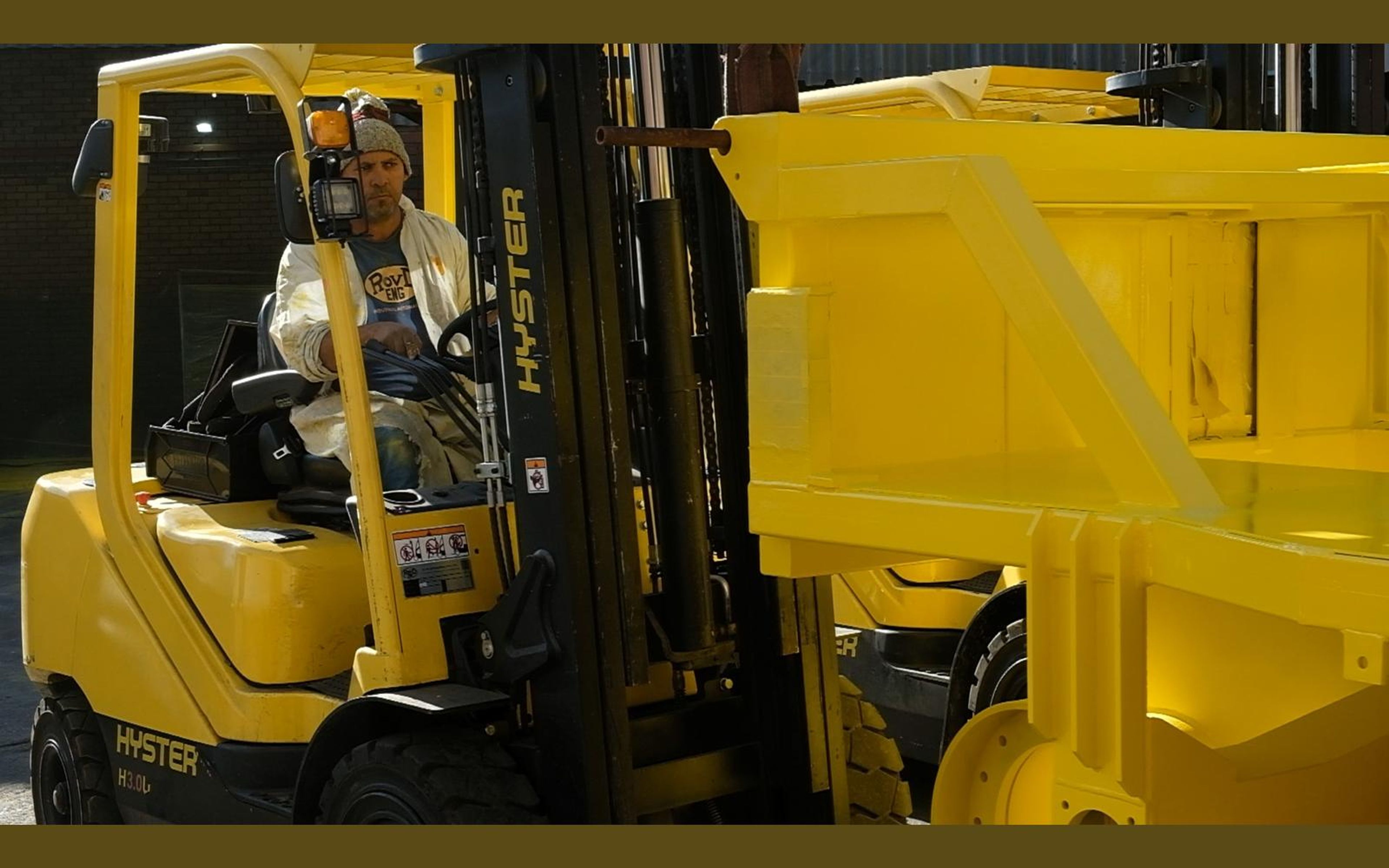 Salt harvester build, May 2022: chassis sections and components, shoot 3