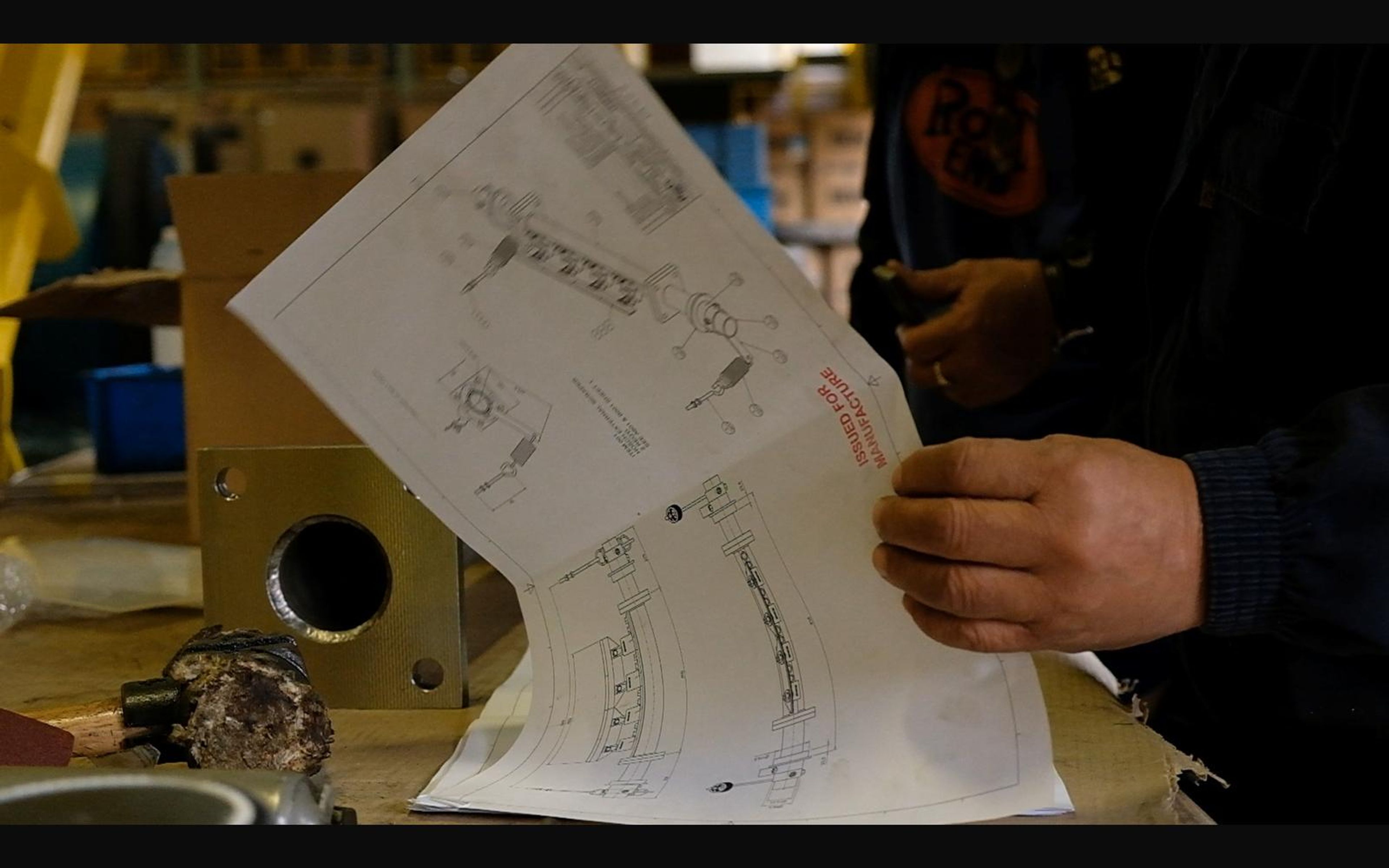 Assembly of the salt harvester, May 2022: chassis sections and components, shoot 4