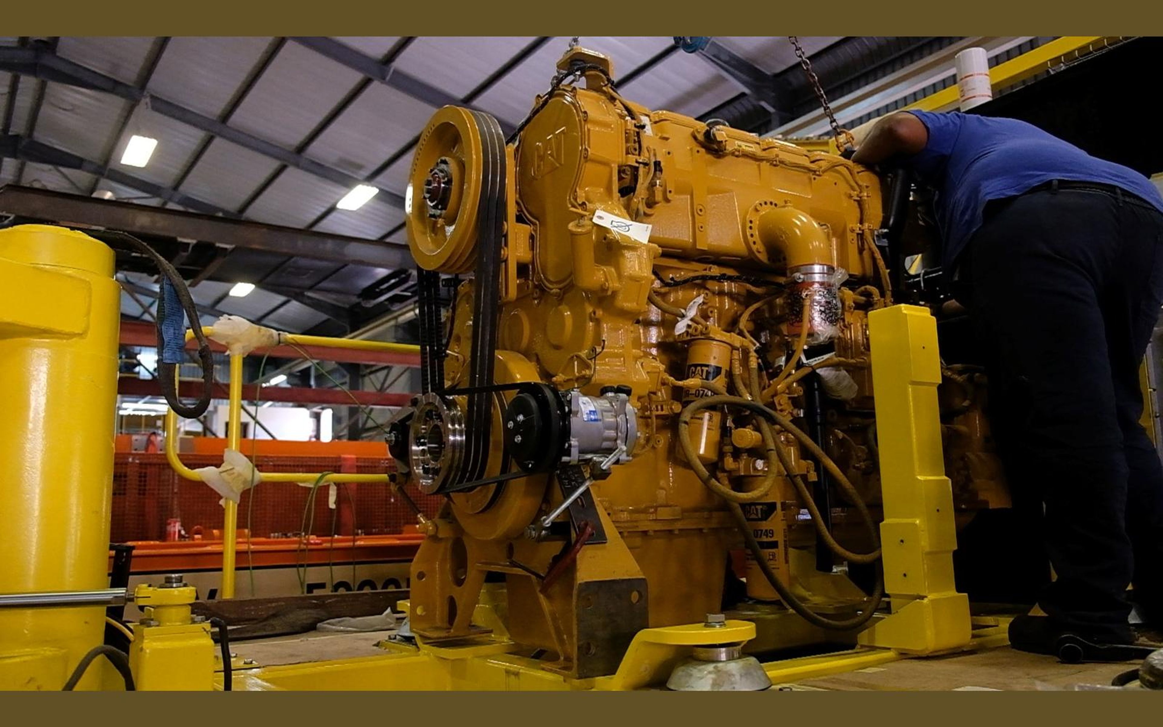 Salt harvester build, August 2022: engine and exhaust, shoot 15