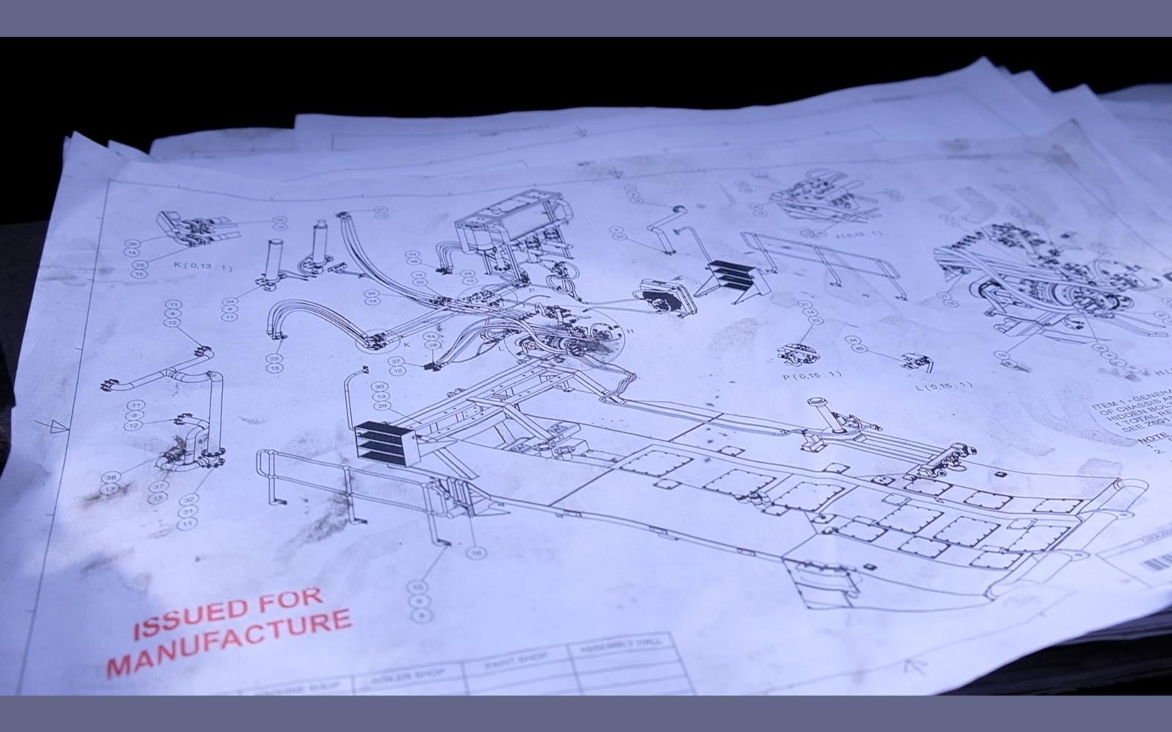 Salt harvester build, June 2022: frame, tracks and drivetrain, shoot 10