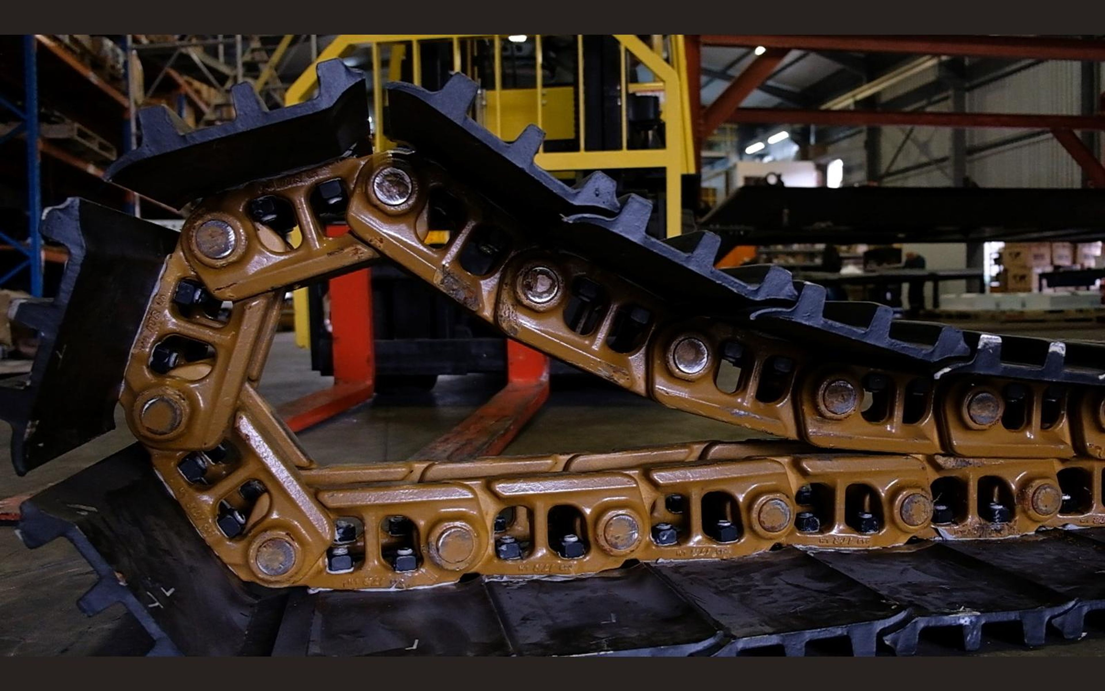 Salt harvester build, June 2022: frame, tracks and drivetrain, shoot 10