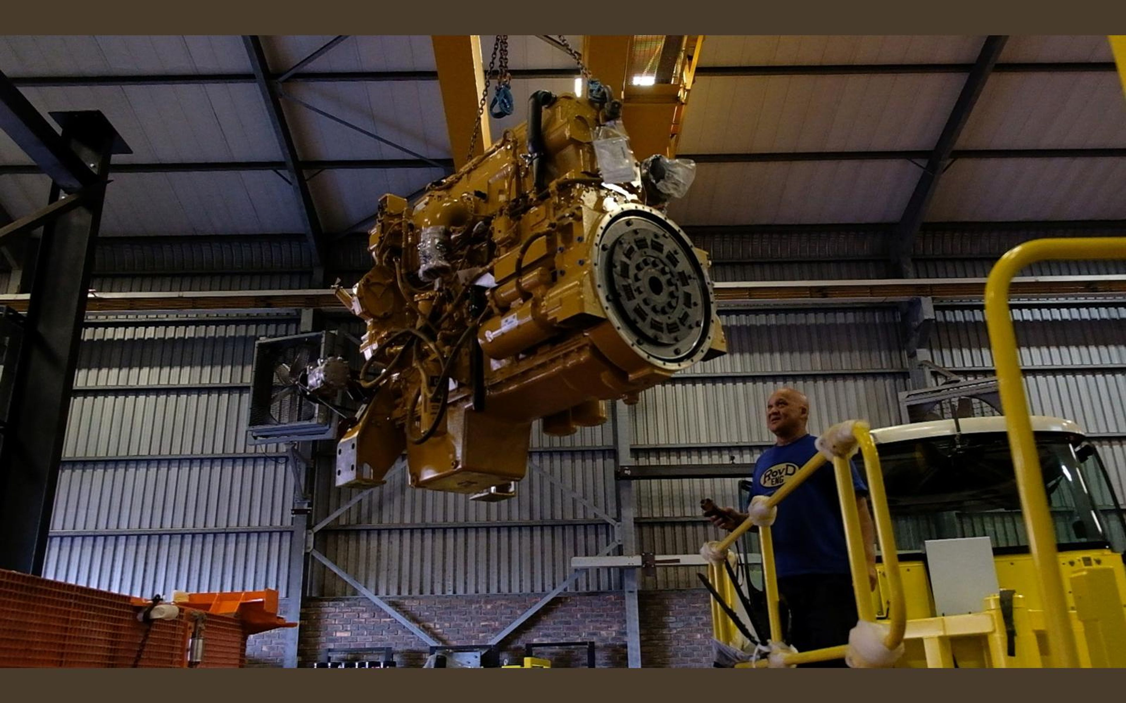 Salt harvester build, August 2022: engine and exhaust, shoot 15