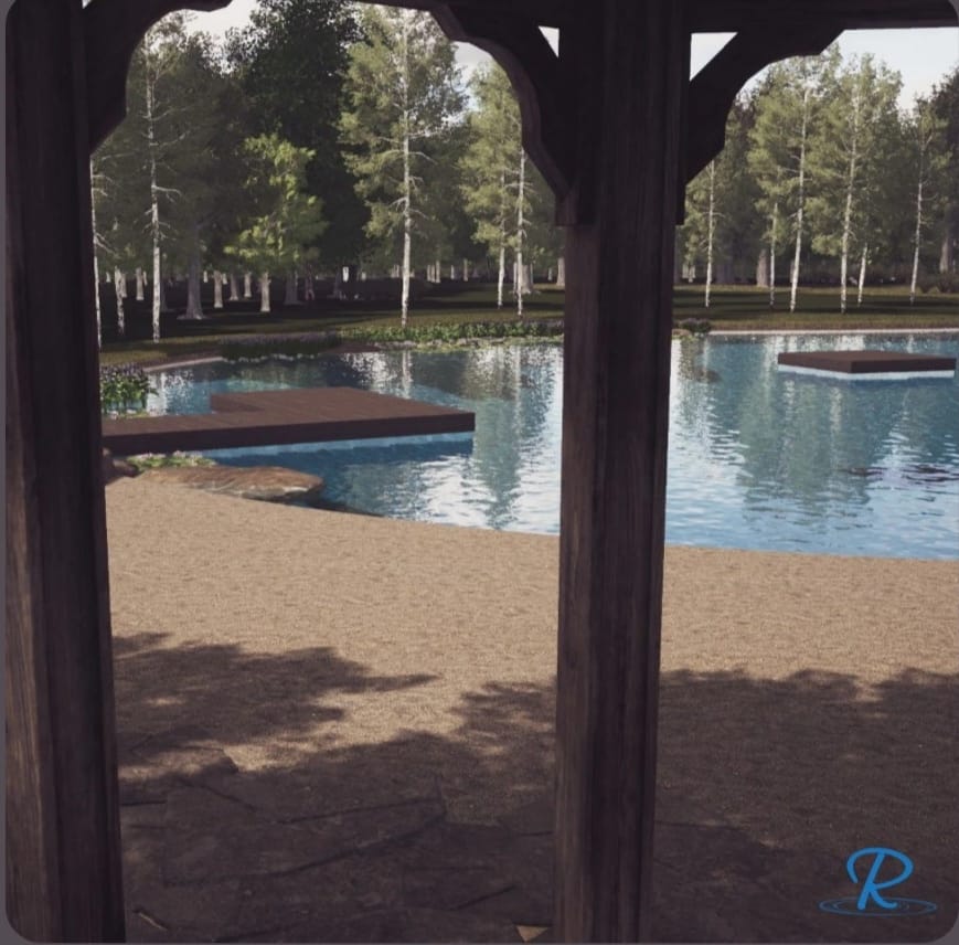 Pond Beach - Reflections Water Gardens