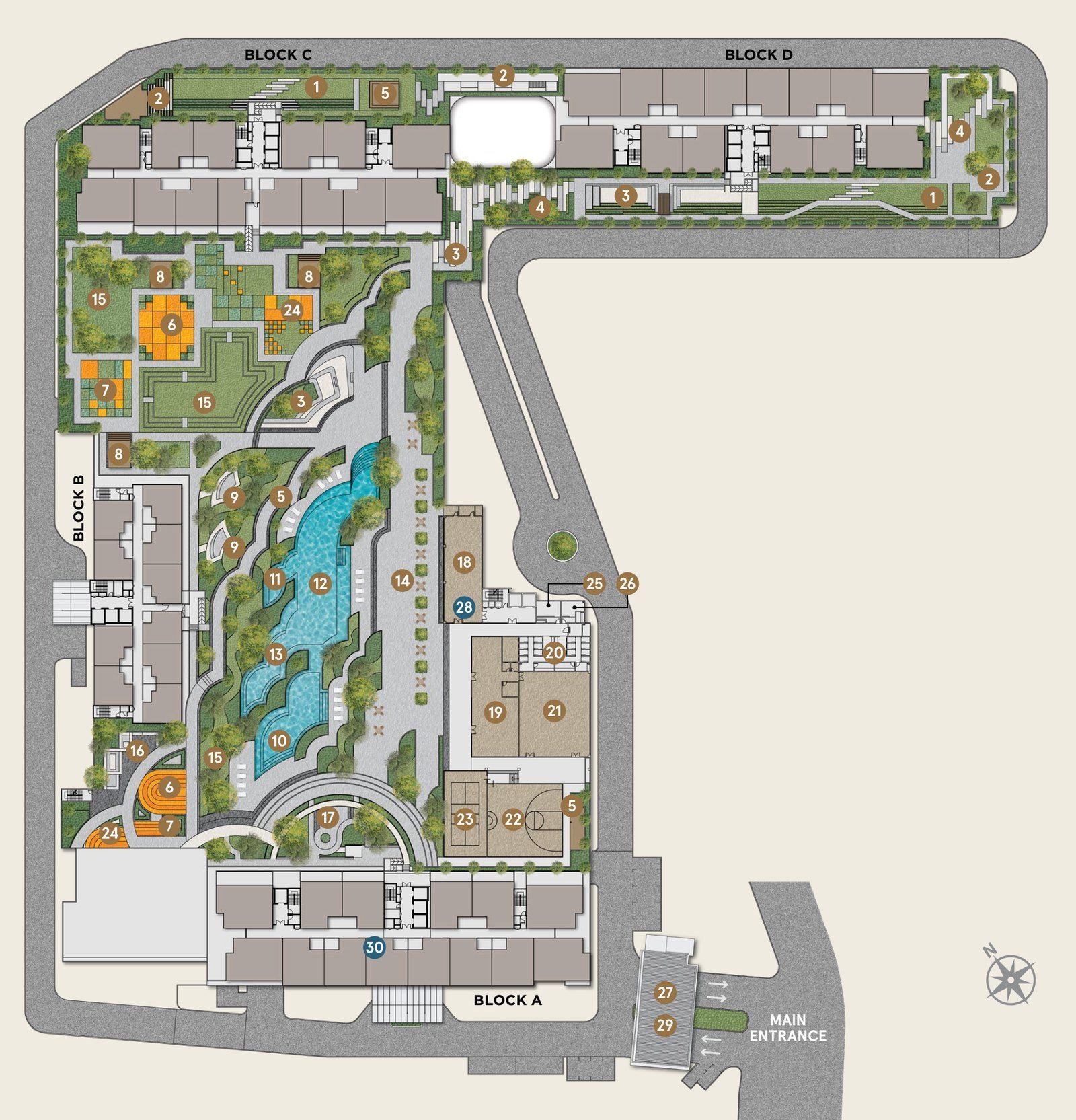 Atlas Residences facilities plan