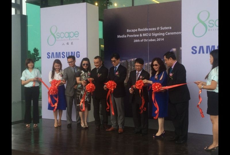 8scape Residences @ Sutera Priority Preview & Samsung Partnership Signing Ceremony