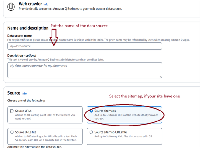 AWS Image complete fields