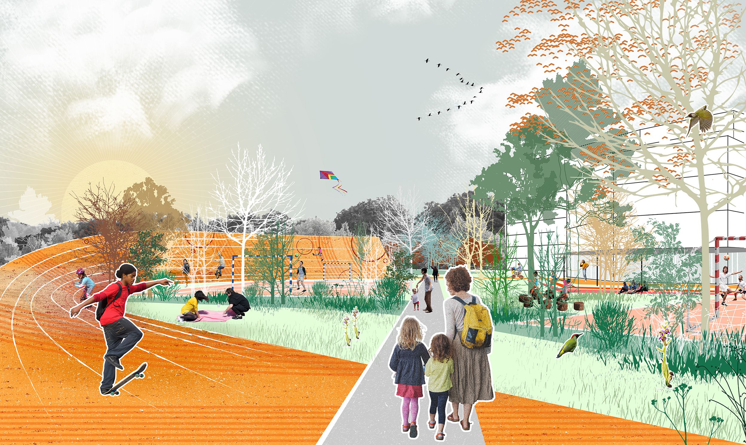 Photomontage. Lausanne 2021.