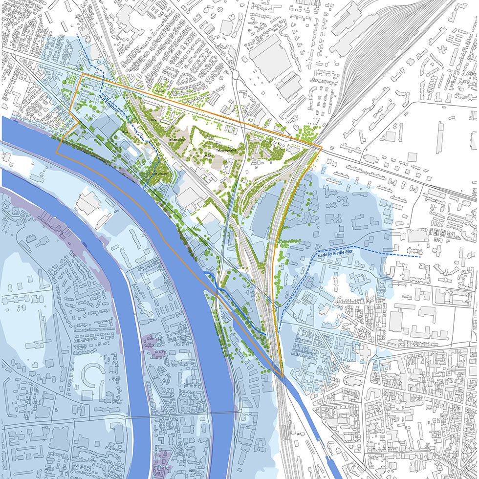 TN+ avec HDZ lauréats de la consultation sur le secteur de la Briche, entre Saint-Denis et Epinay sur Seine.