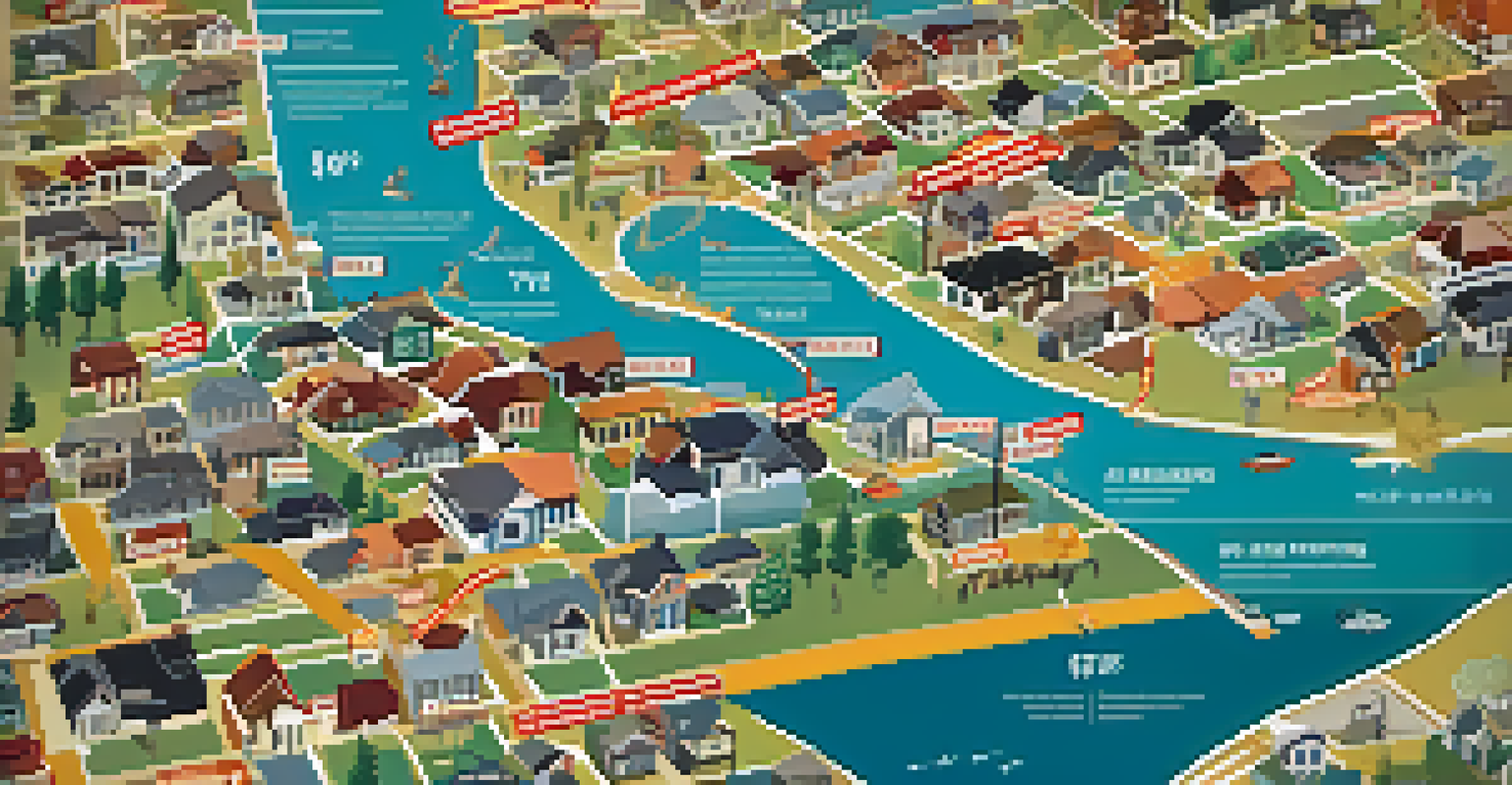 An infographic showing the impact of inflation on housing prices in Colorado, with arrows and symbols illustrating the trends.