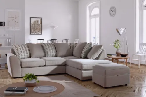 Corona render testing 3D sofa roomset