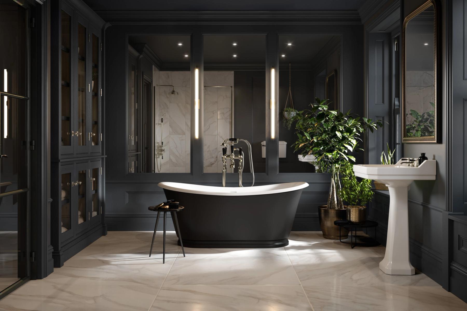 Luxury bathroom settings