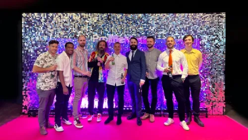 The Pikcells developer team at the Prolific North Creative Awards 2023