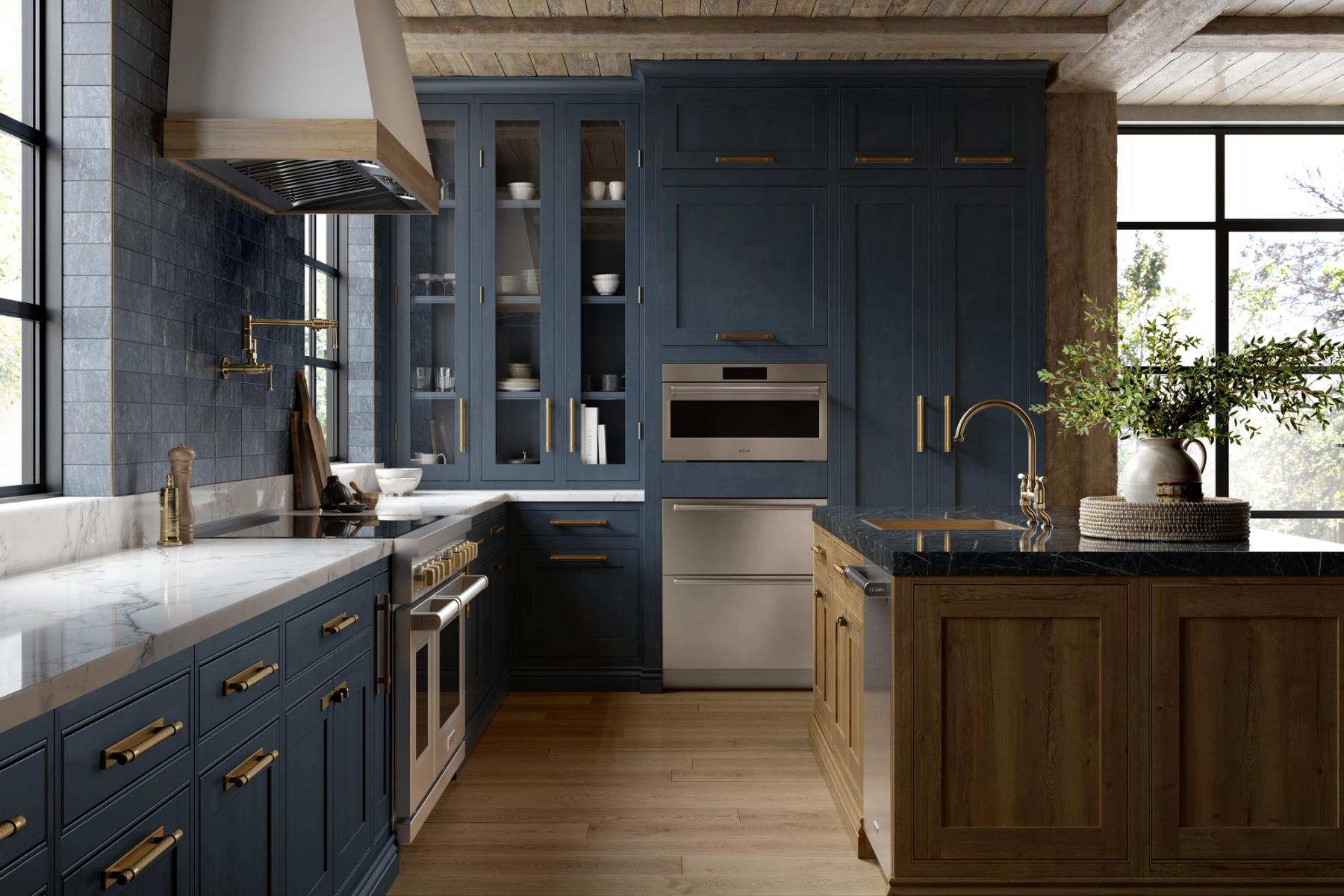 Stainless steel range cooker appliance 3D render