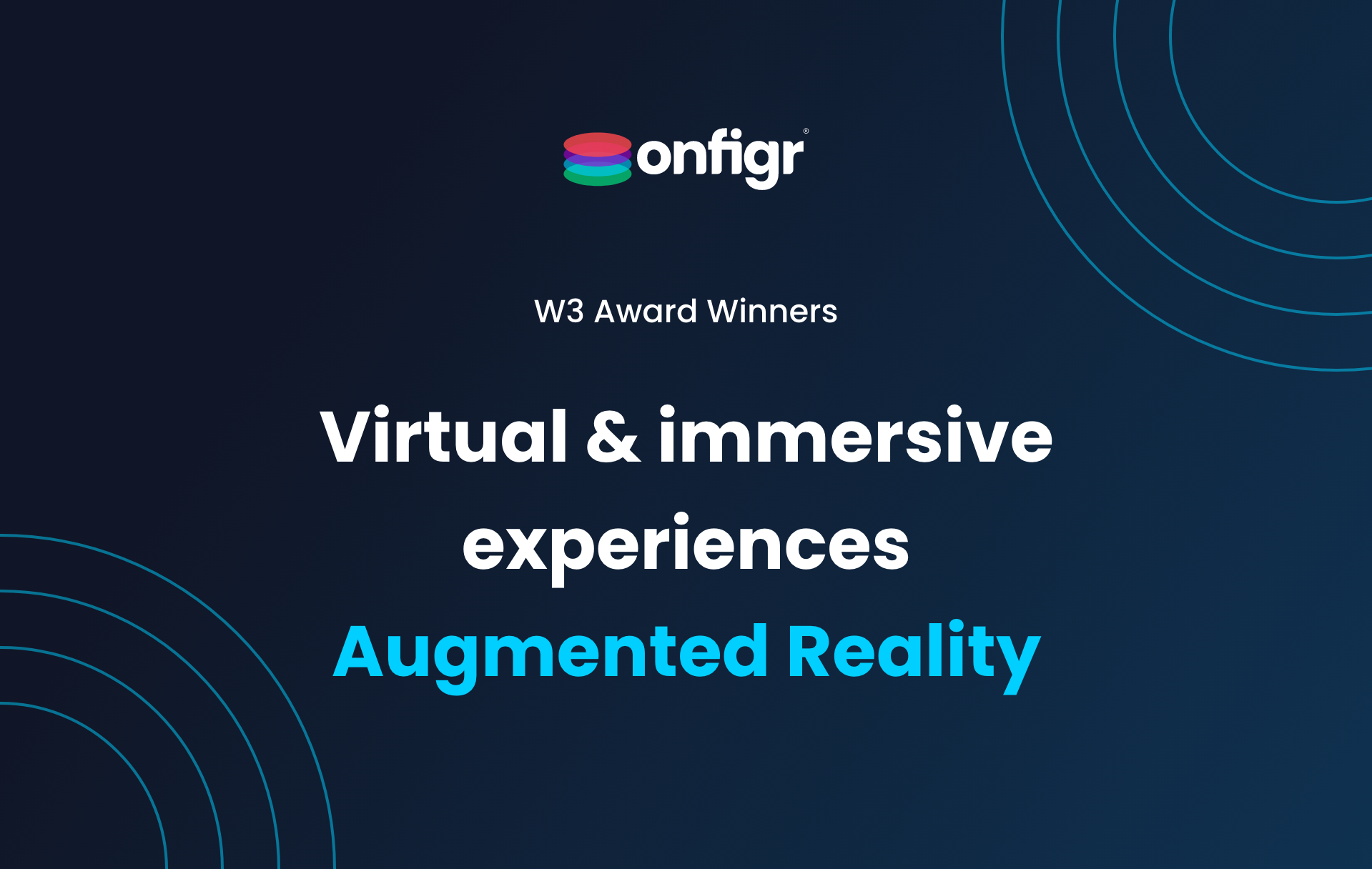 We're delighted to announce our official W3 Silver Award for Virtual & Immersive Experiences (Augmented Reality).