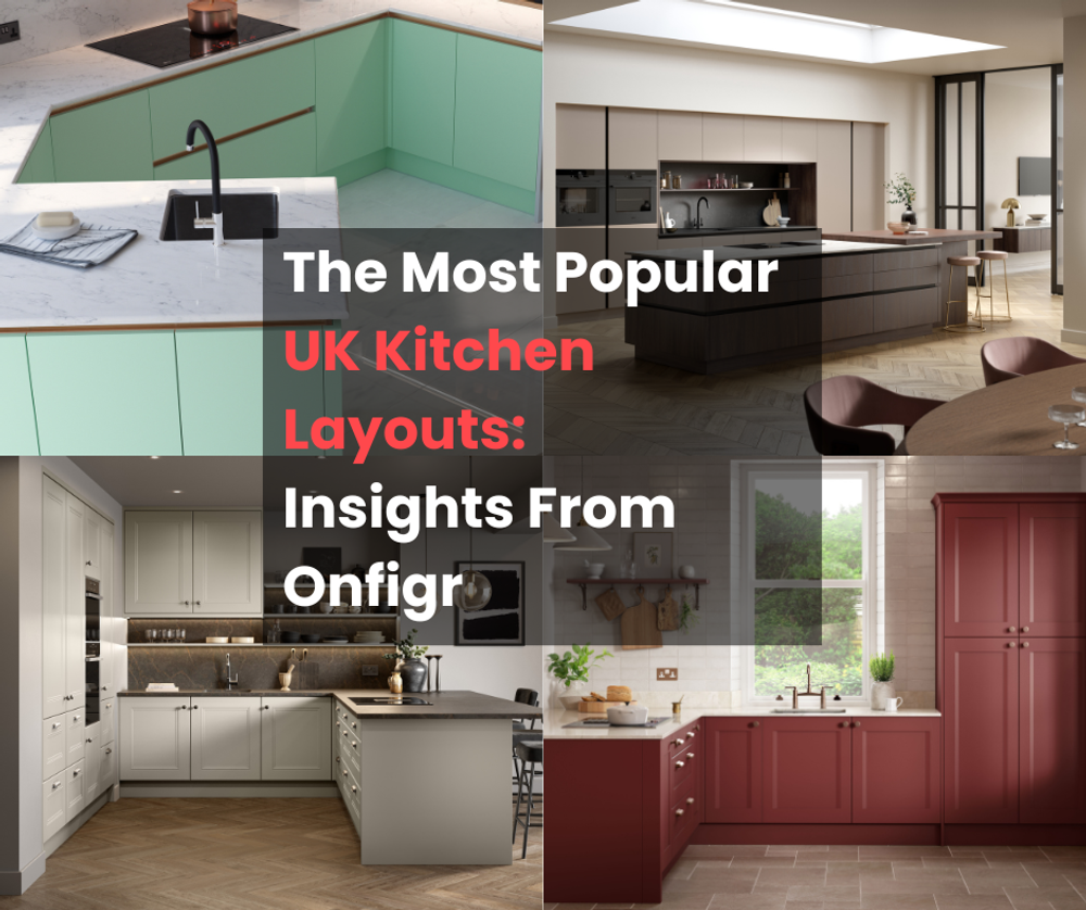Article discussing kitchen layout popularity in the UK