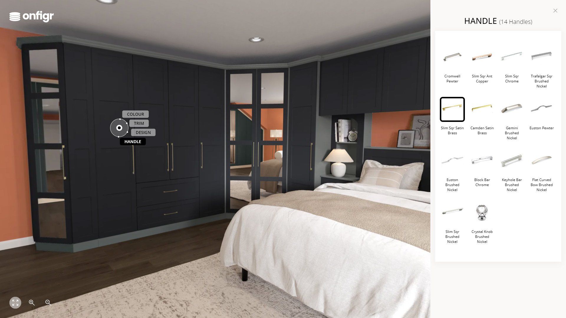 Integral Sliding Wardrobe Configurator