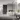 Modern apartment bathroom CGI with a monochrome and gold scheme