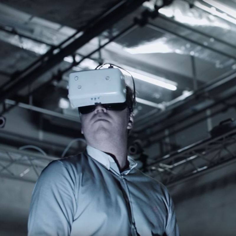 Vizuality motion tracked Virtual Reality headset