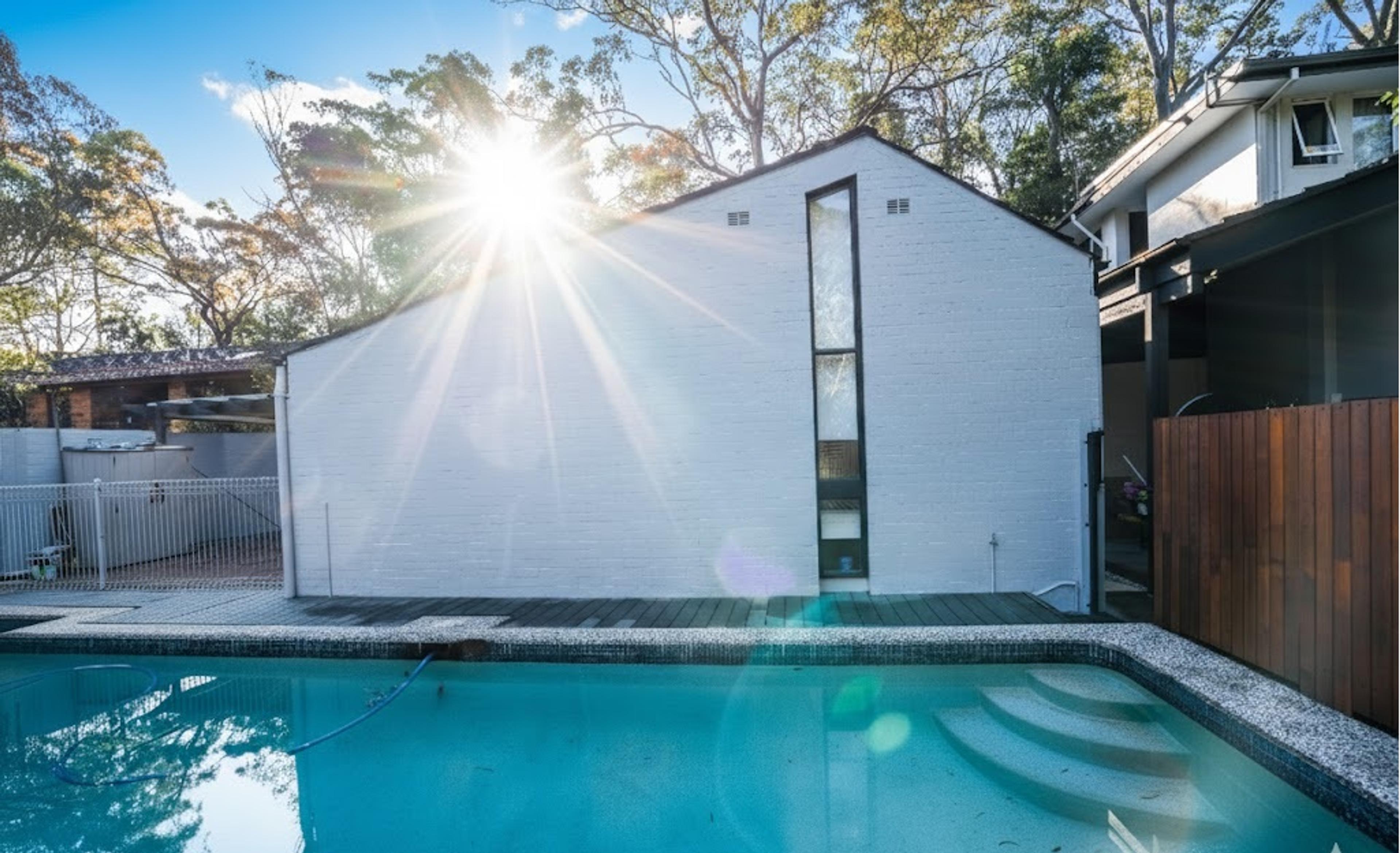 West Pymble — a tranquil, resort-style house in a peaceful, leafy location.