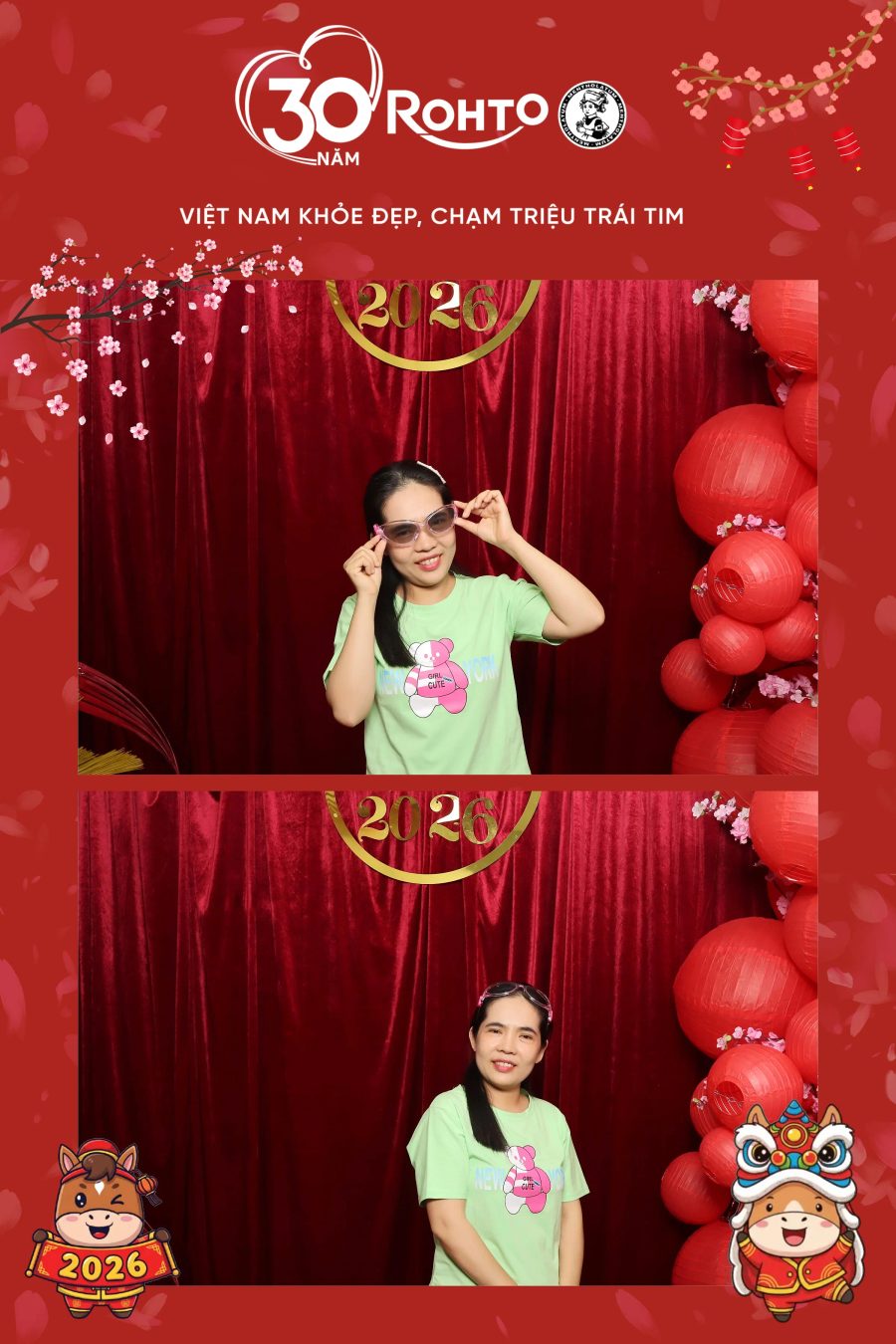 Rohto Vietnam Year-end Party with Chupbox Photobooth
