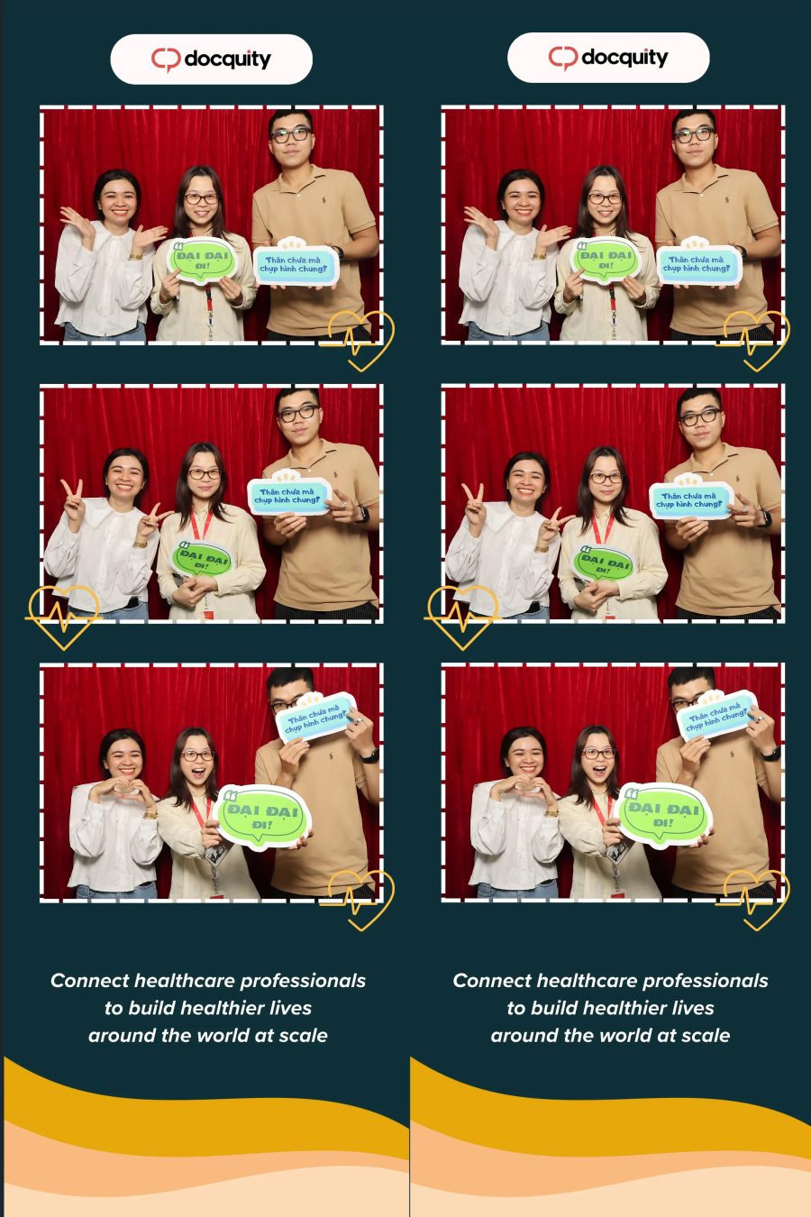 Chupbox Photobooth operation at Docquity company event