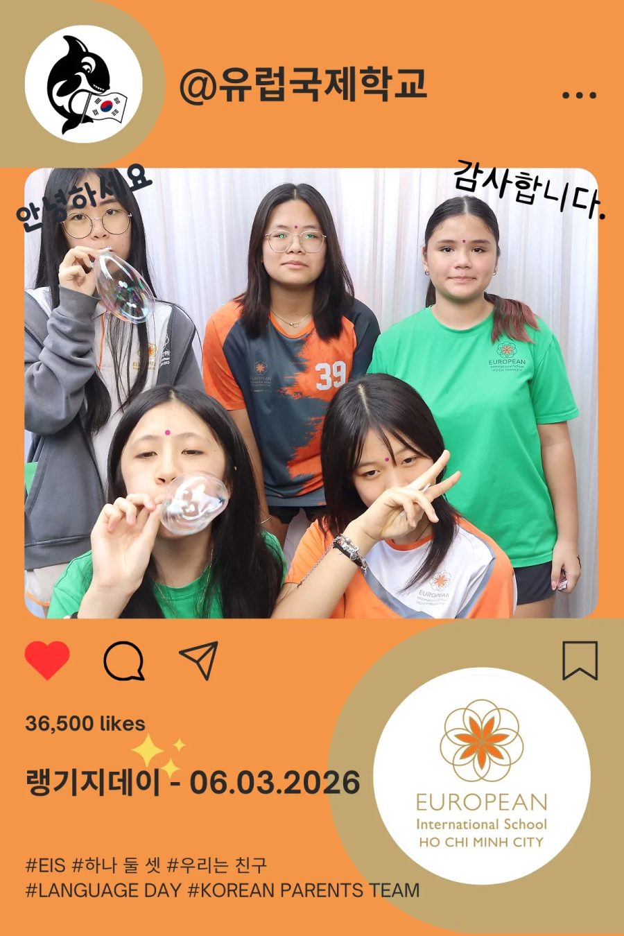 Language Day 2026 at European International School (EIS) in Ho Chi Minh City