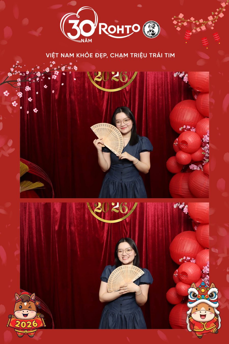 Rohto Vietnam Year-end Party with Chupbox Photobooth