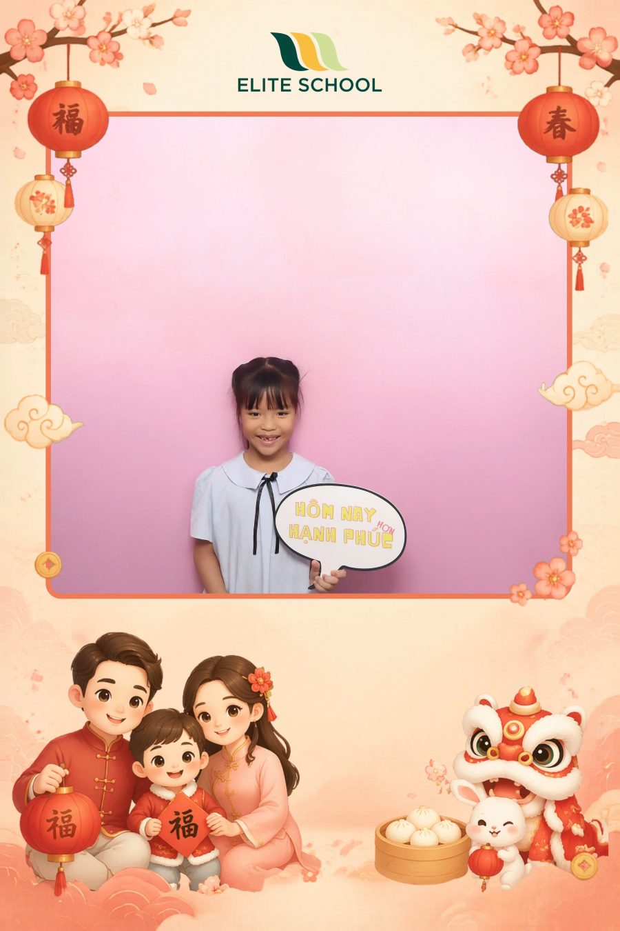 Chupbox Photobooth for Family day at Elite School Binh Duong