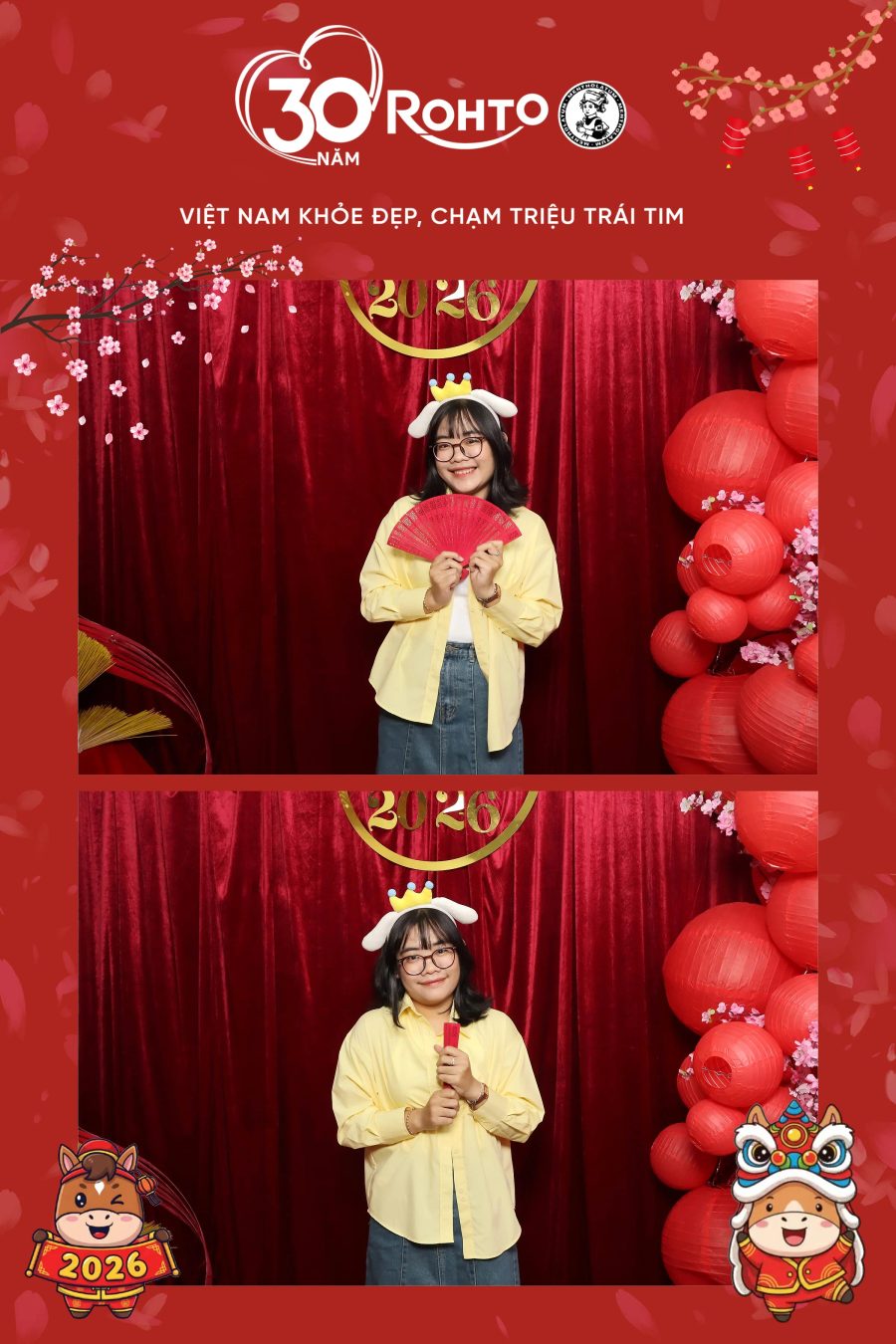 Rohto Vietnam Year-end Party with Chupbox Photobooth