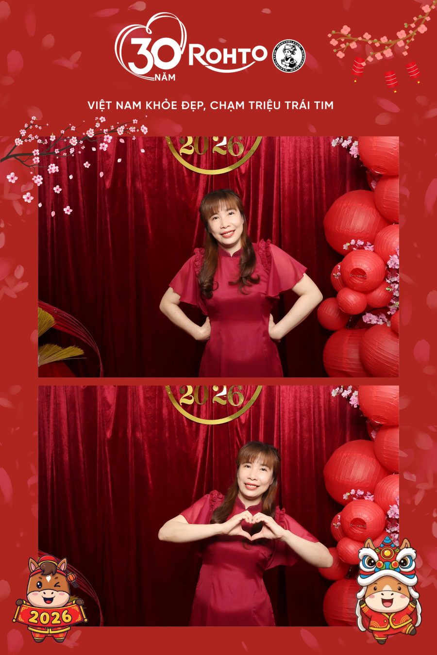 Rohto Vietnam Year-end Party with Chupbox Photobooth