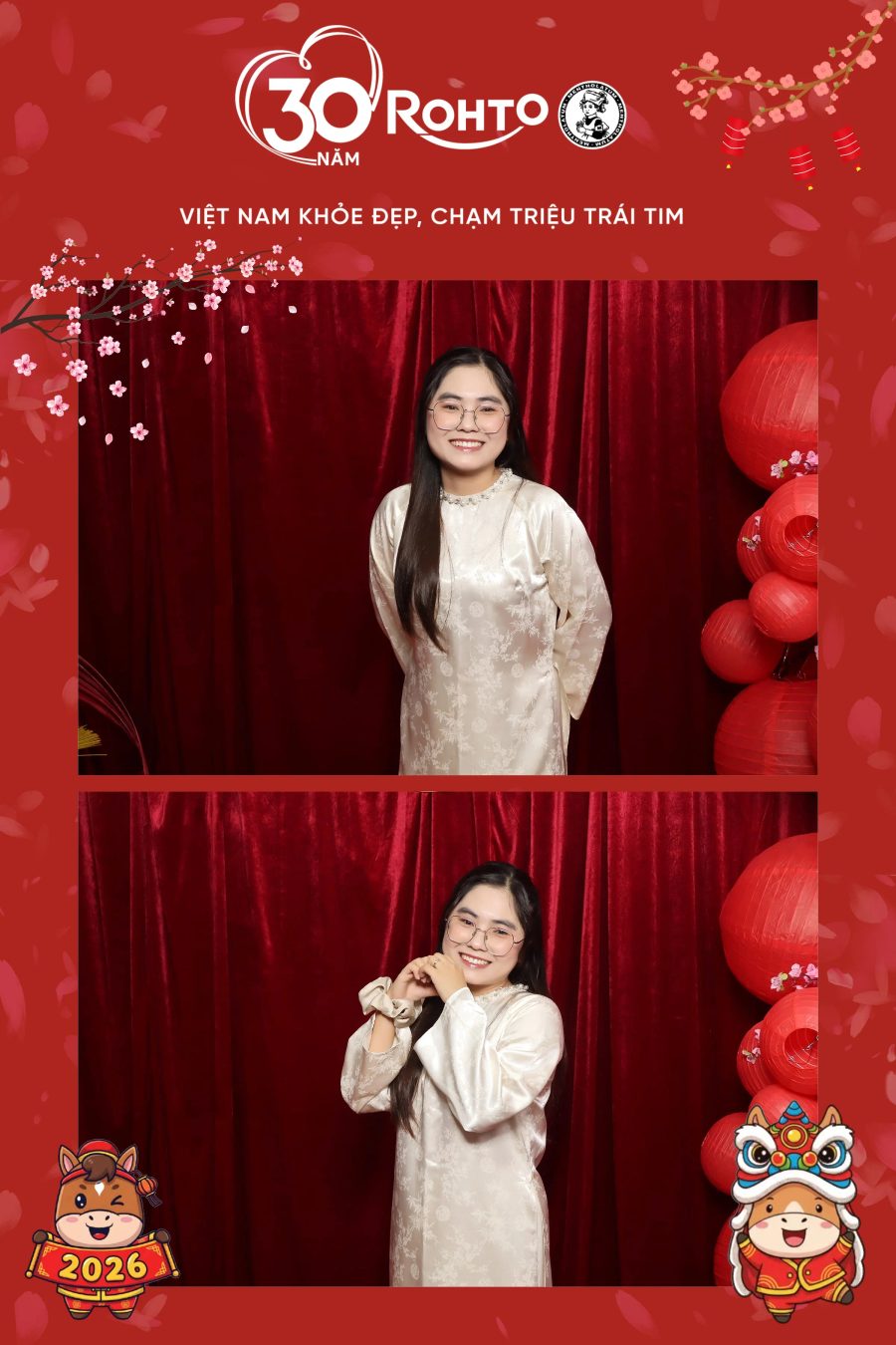 Rohto Vietnam Year-end Party with Chupbox Photobooth
