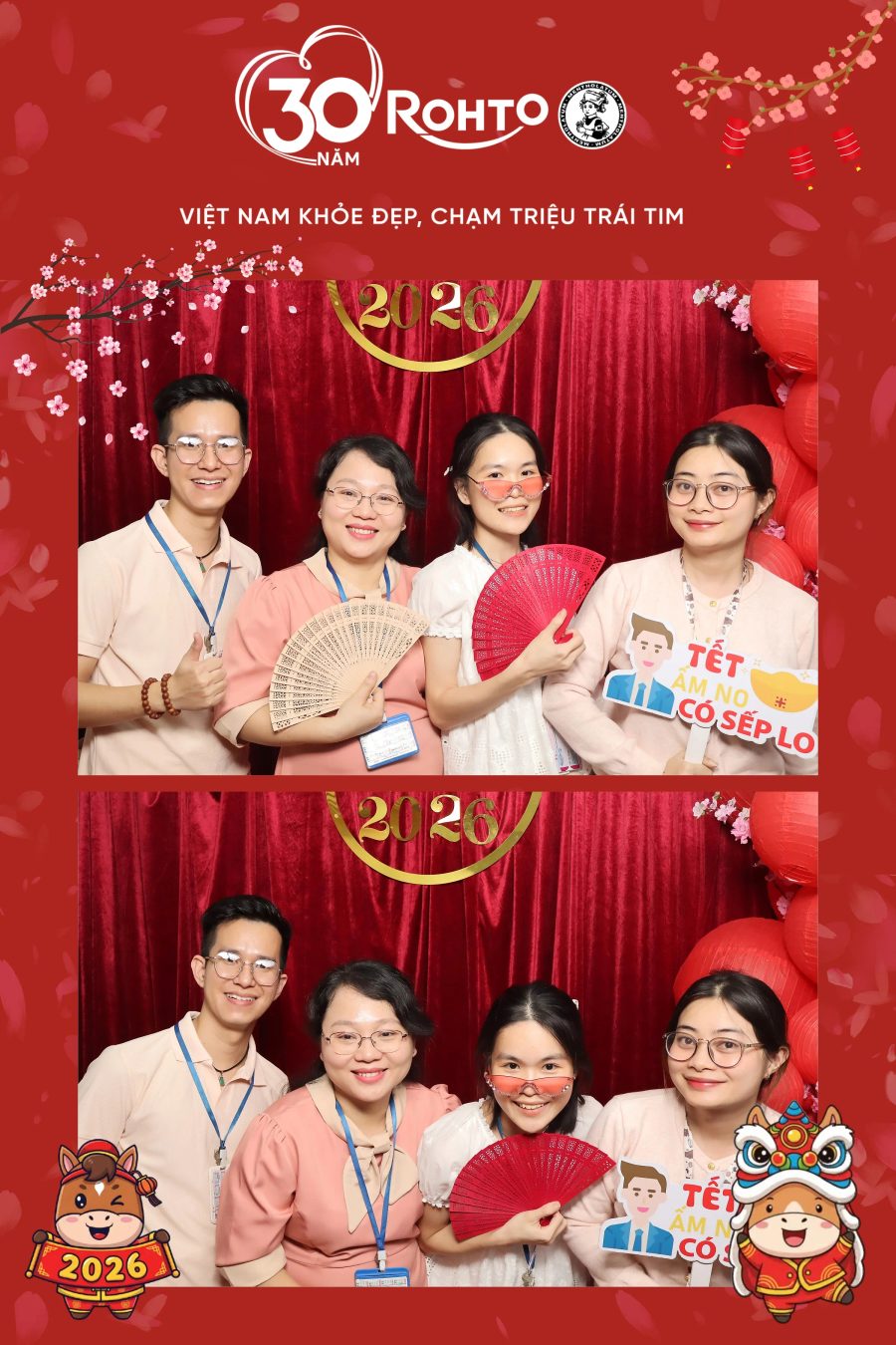 Rohto Vietnam Year-end Party with Chupbox Photobooth