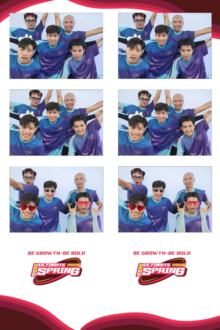 Chupbox Photobooth of RMIT Ultimate Frisbee Club at RMIT university in HCM