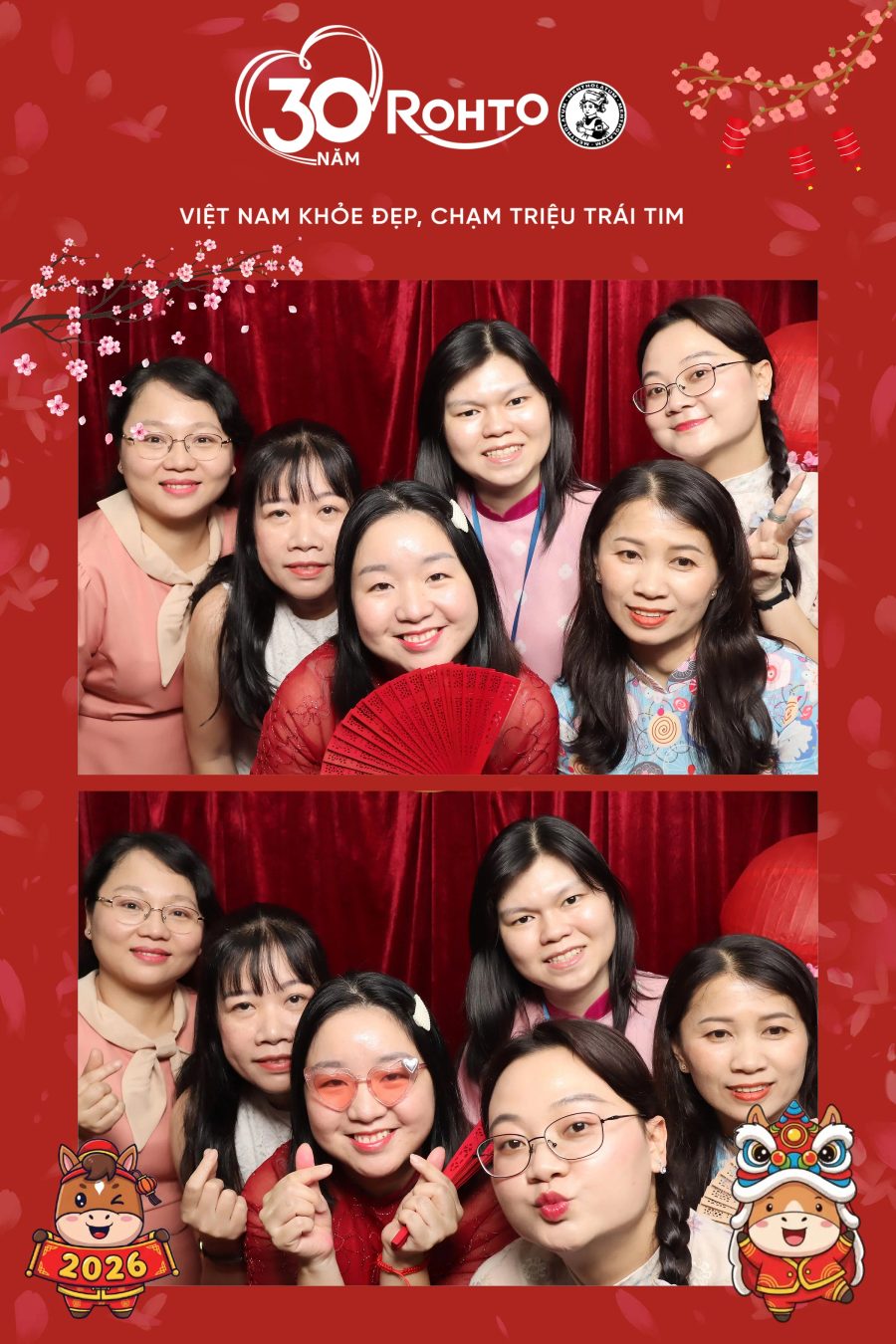 Rohto Vietnam Year-end Party with Chupbox Photobooth