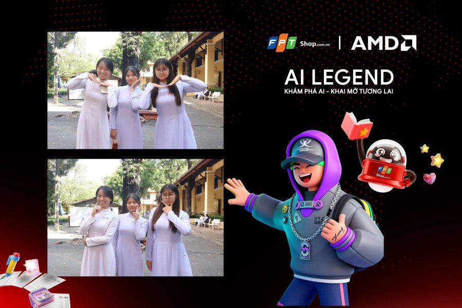 Chupbox Photobooth photo for FPT Shop Event at Nguyễn Thị Minh Khai High School