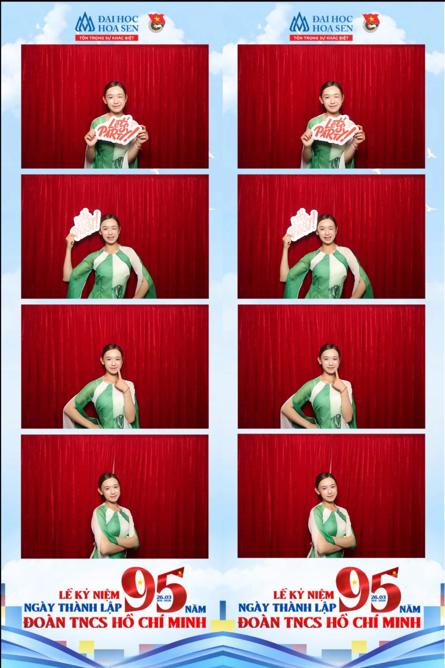 Chupbox Photobooth at Hoa Sen University for the 95th Anniversary of the Ho Chi Minh Communist Youth Union
