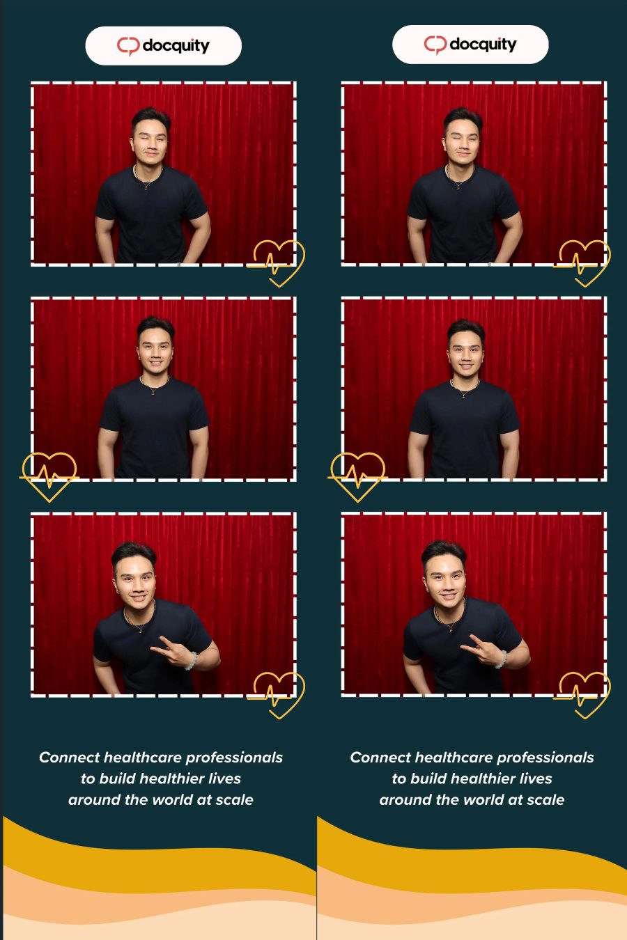 Chupbox Photobooth operation at Docquity company event