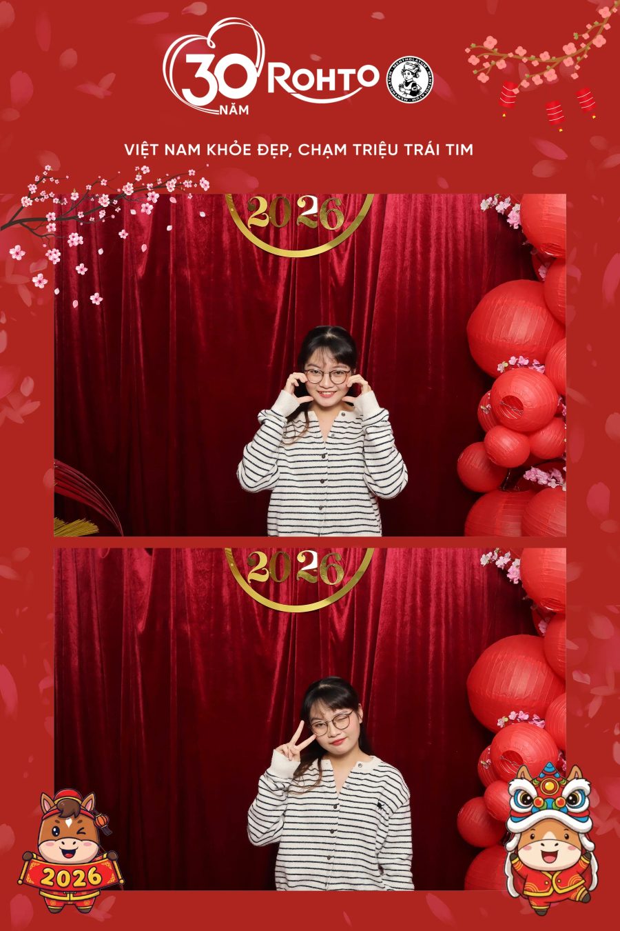 Rohto Vietnam Year-end Party with Chupbox Photobooth