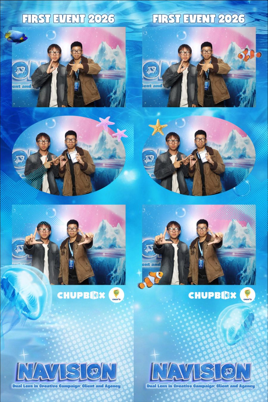 Chupbox Photobooth Photo at FIRST EVENT 2026 of Marketing Club Creatio